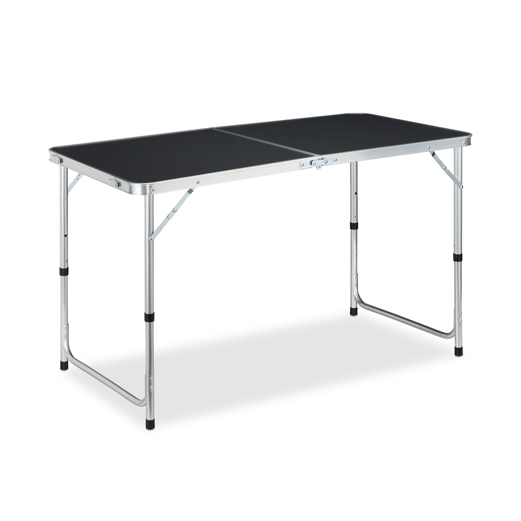 Campingtisch klappbar Silber-Grau von Relaxdays