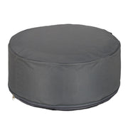 Aufblasbarer Hocker Anthrazit von Relaxdays