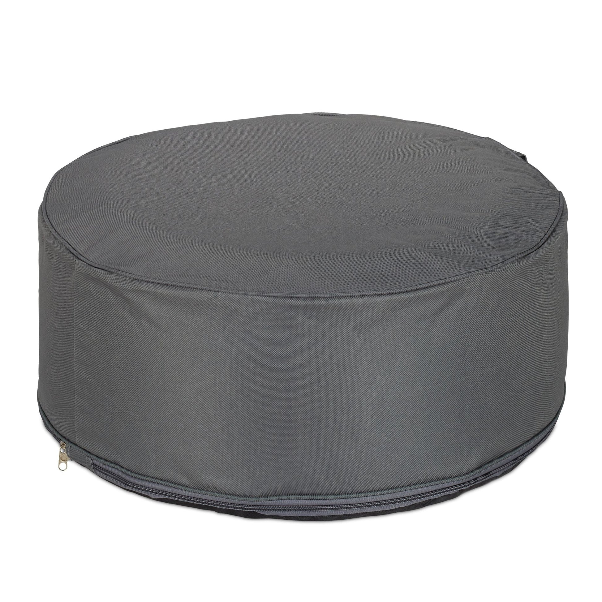 Aufblasbarer Hocker Anthrazit von Relaxdays