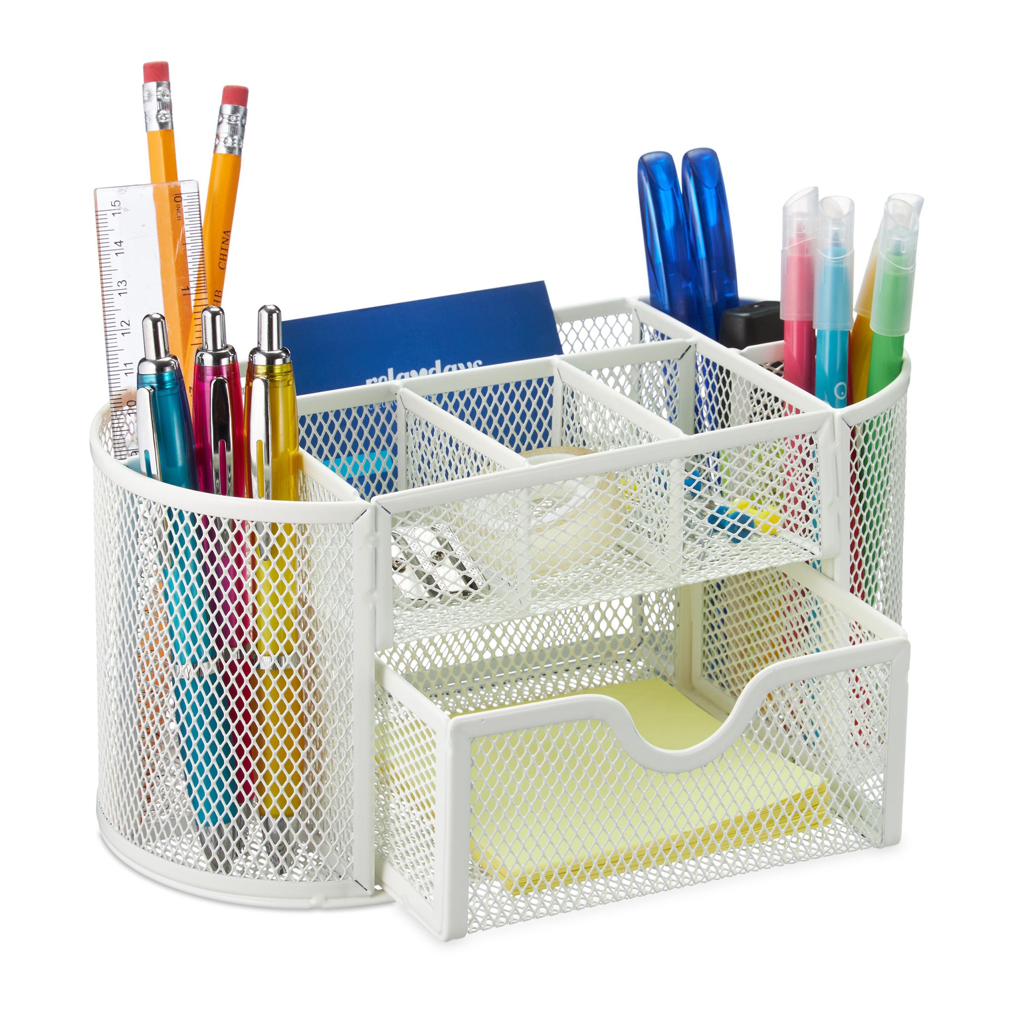 Stiftehalter Schreibtisch Weiss von Relaxdays