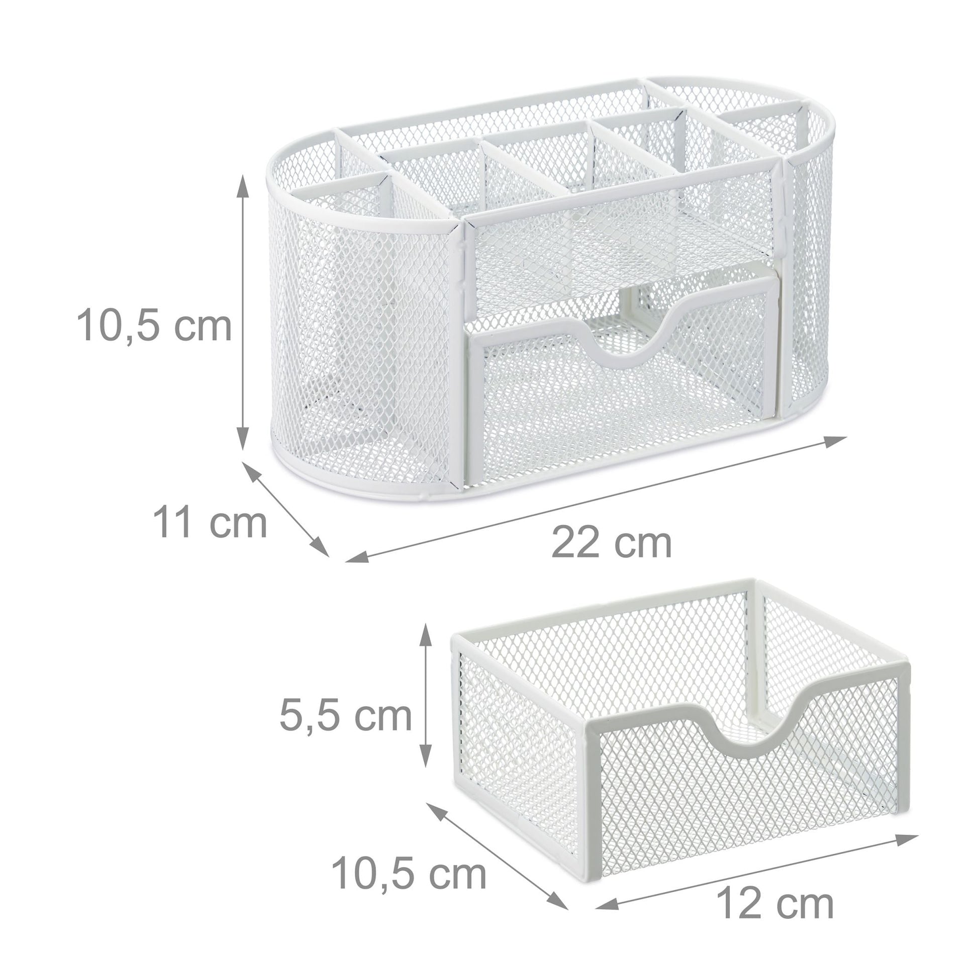 Stiftehalter Schreibtisch Weiss von Relaxdays