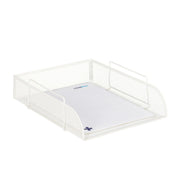 Dokumentenablage stapelbar Weiss von Relaxdays