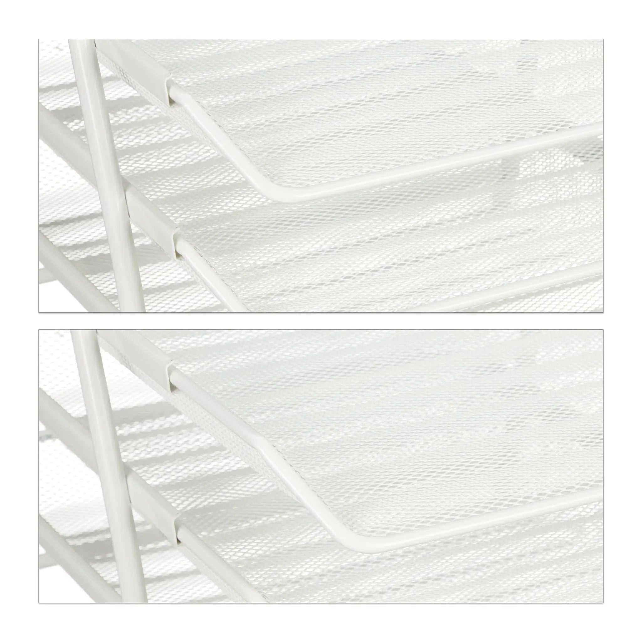 Dokumentenablage Metall Weiss von Relaxdays