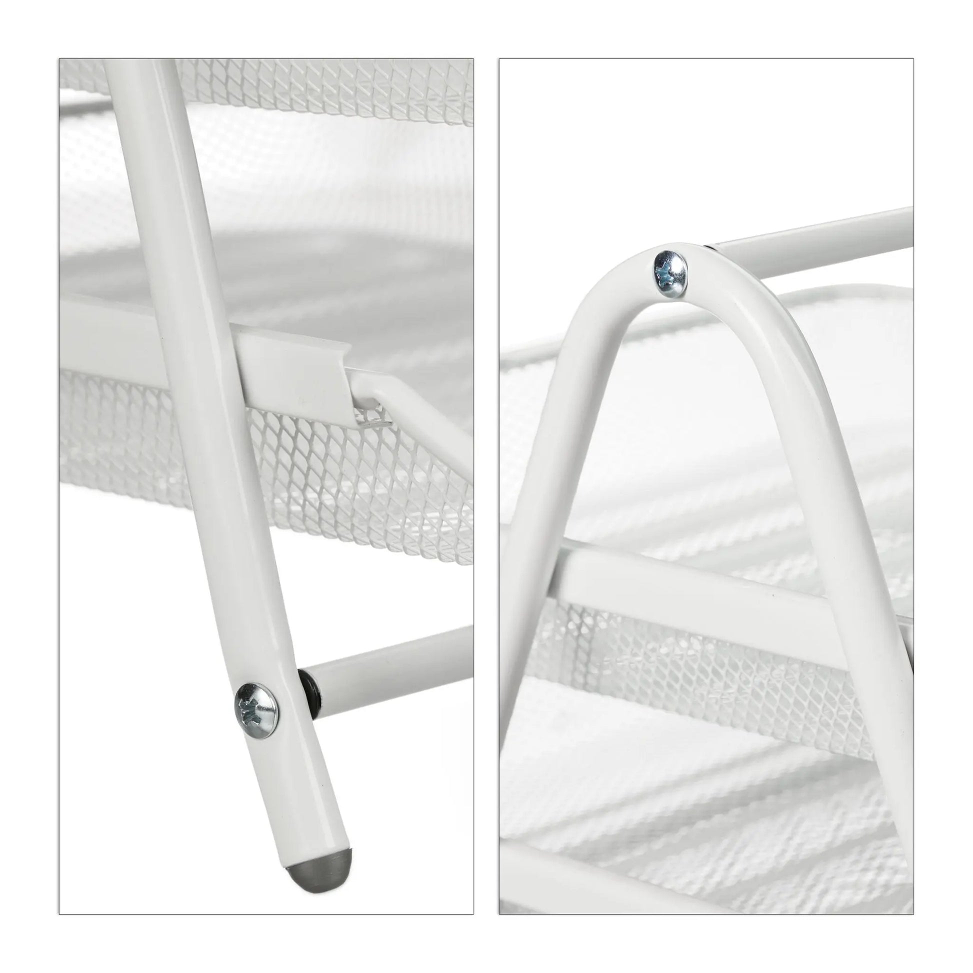 Dokumentenablage Metall Weiss von Relaxdays