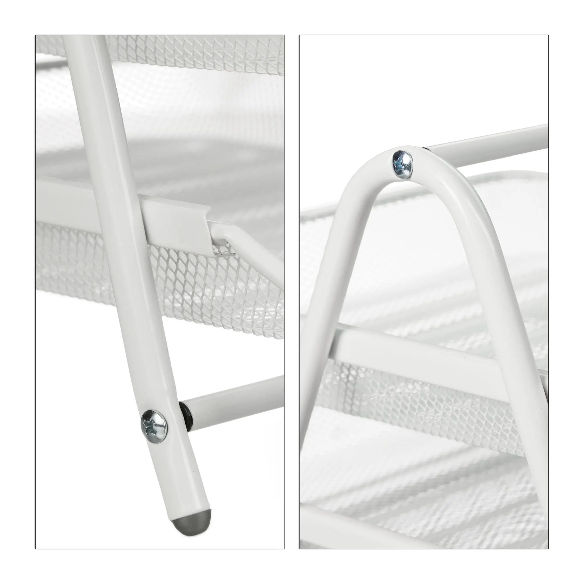 Dokumentenablage Metall Weiss von Relaxdays
