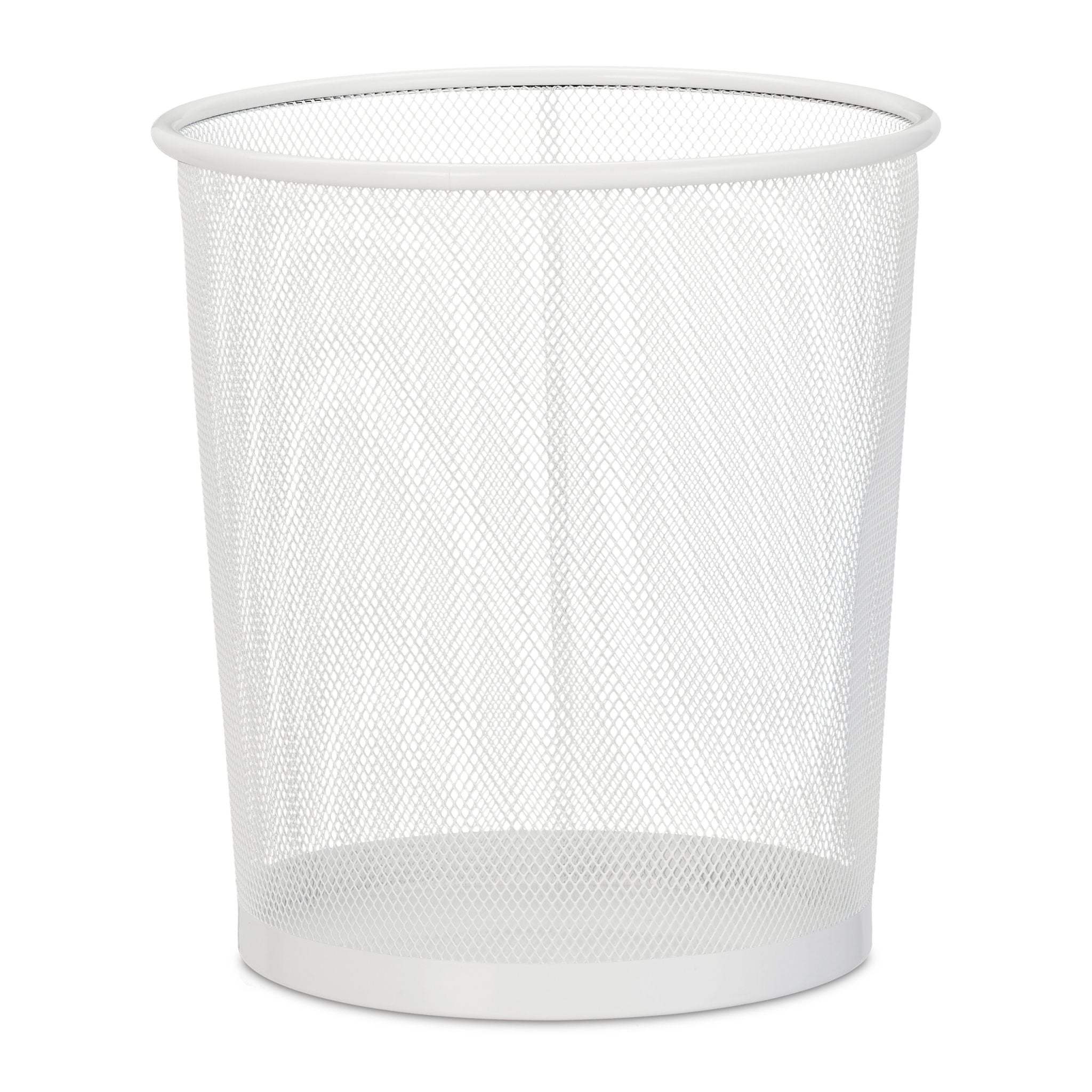 Papierkorb Draht Weiss von Relaxdays