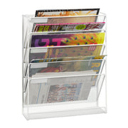 Zeitschriftenhalter Wand Weiss von Relaxdays