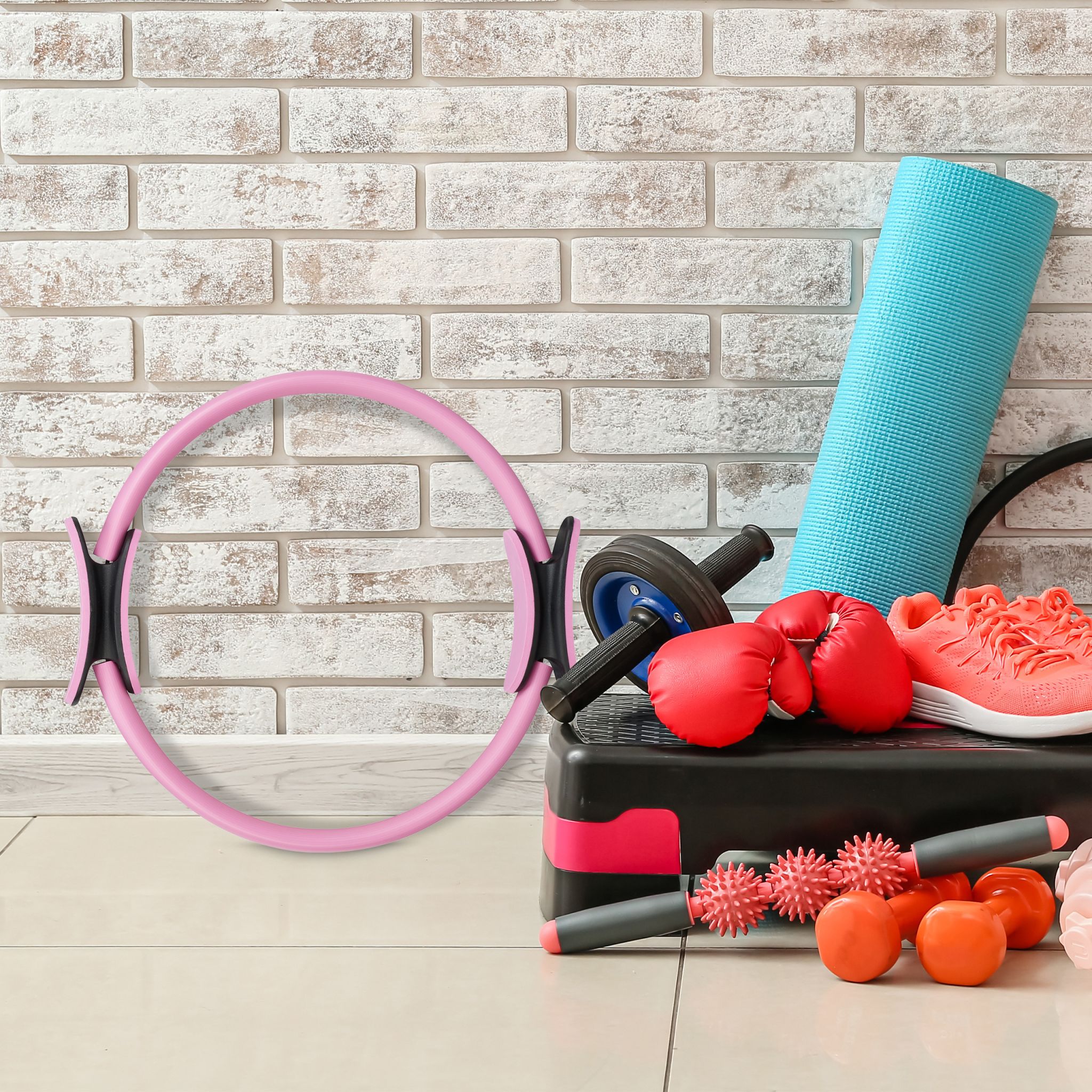 Pilates Ring Pink Pink von Relaxdays