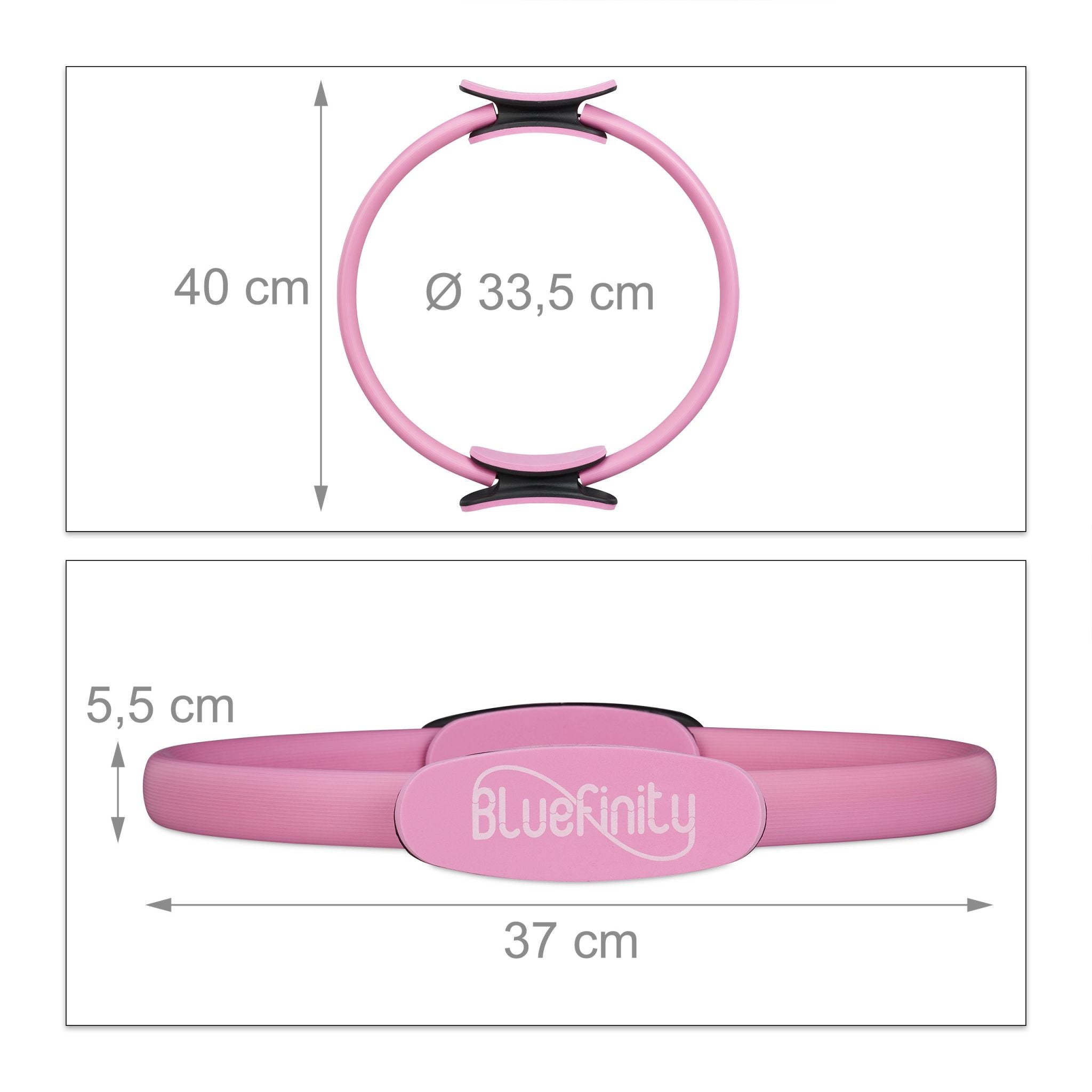 Pilates Ring Pink Pink von Relaxdays