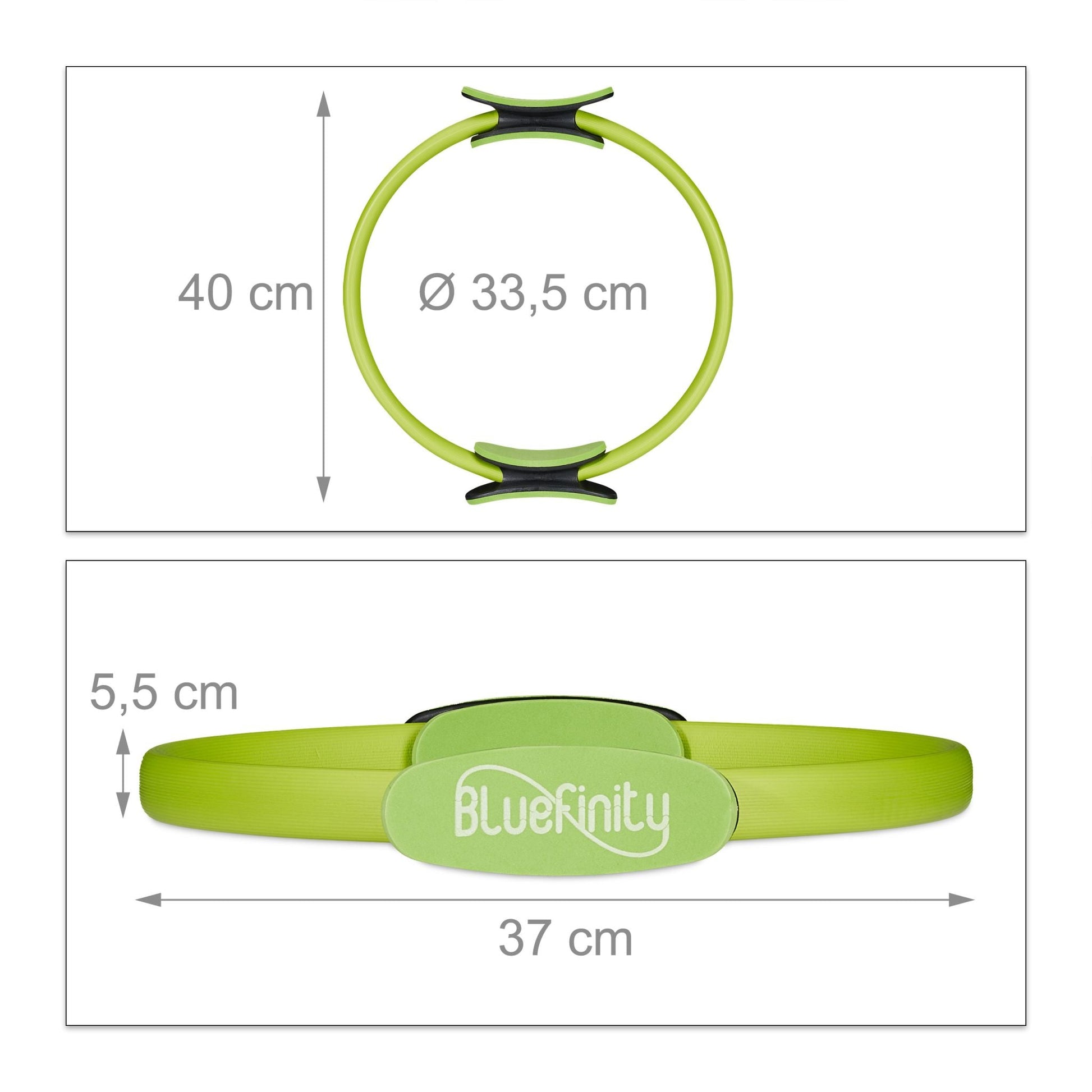 Pilates Ring Grün Grün von Relaxdays