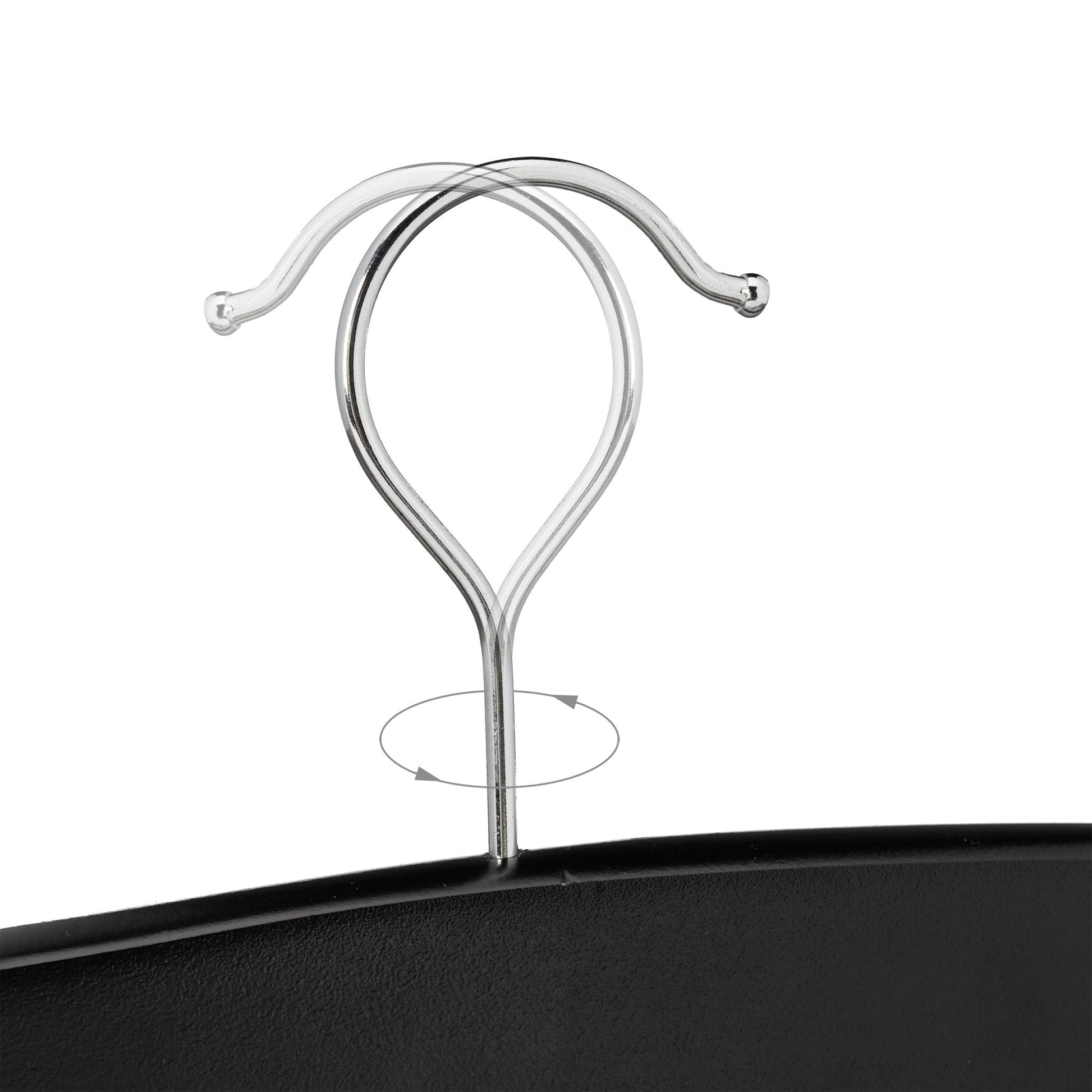 Gürtelhalter Holz Schwarz-Silber von Relaxdays