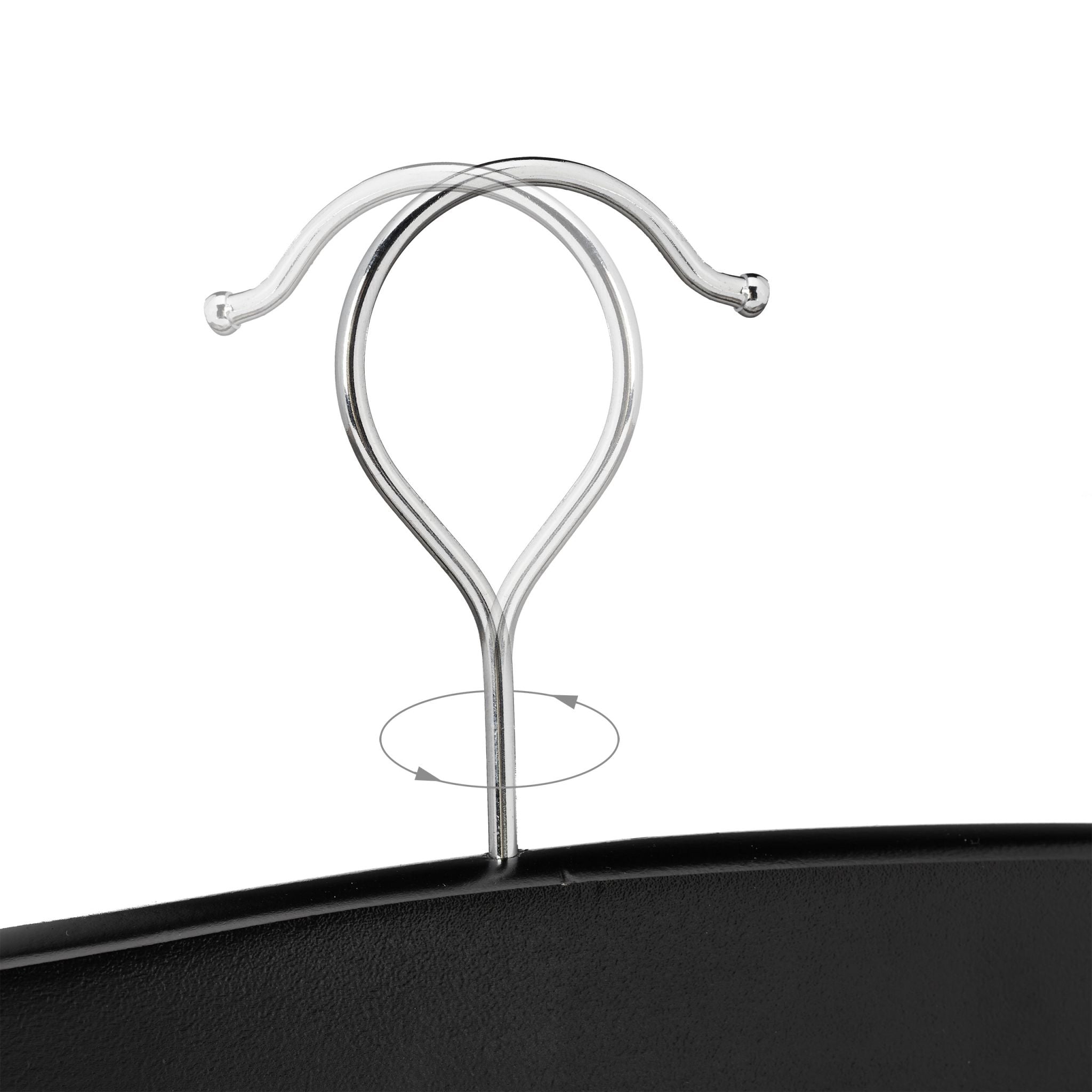 Gürtelhalter Holz Schwarz-Silber von Relaxdays
