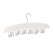 Gürtelhalter Holz Weiss-Silber von Relaxdays