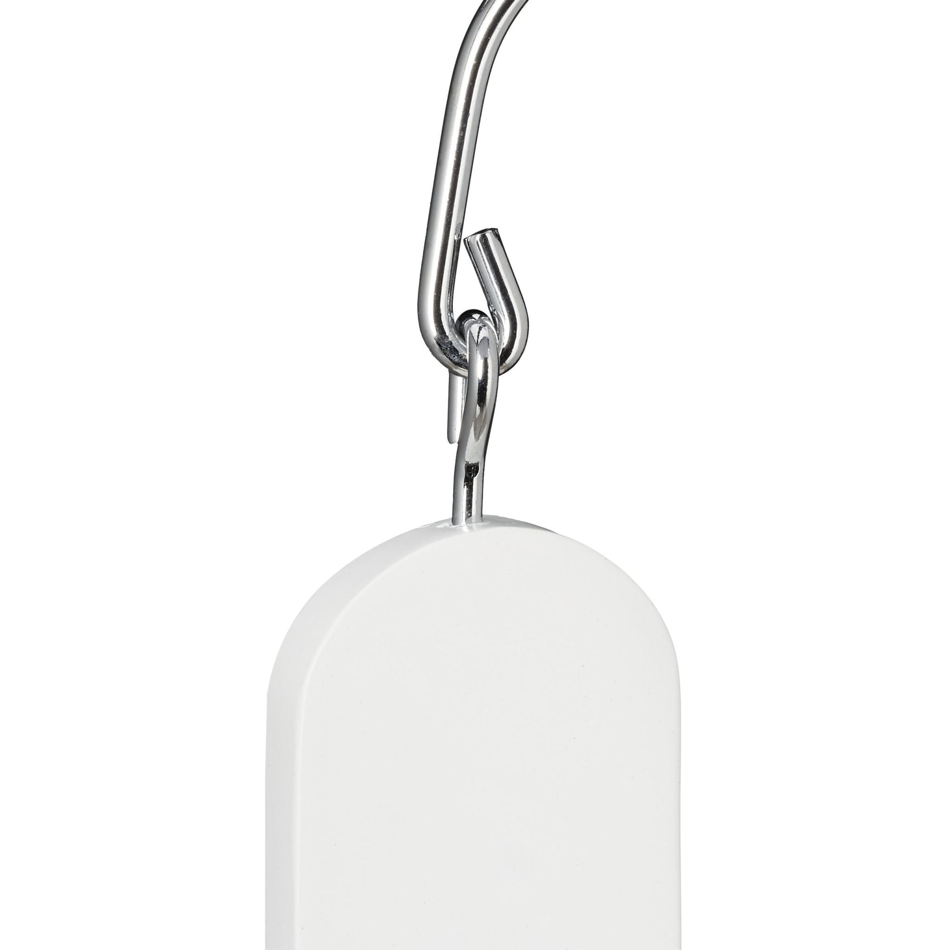 Raumsparbügel mehrfach Weiss-Silber von Relaxdays