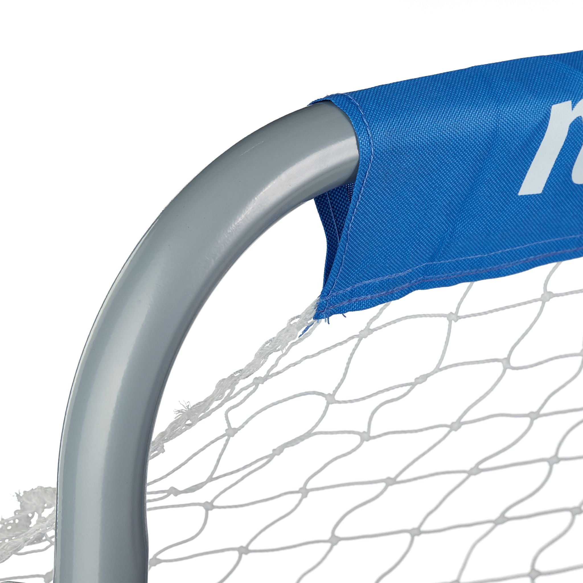 Fussballtor Weiss-Blau-Grau von Relaxdays