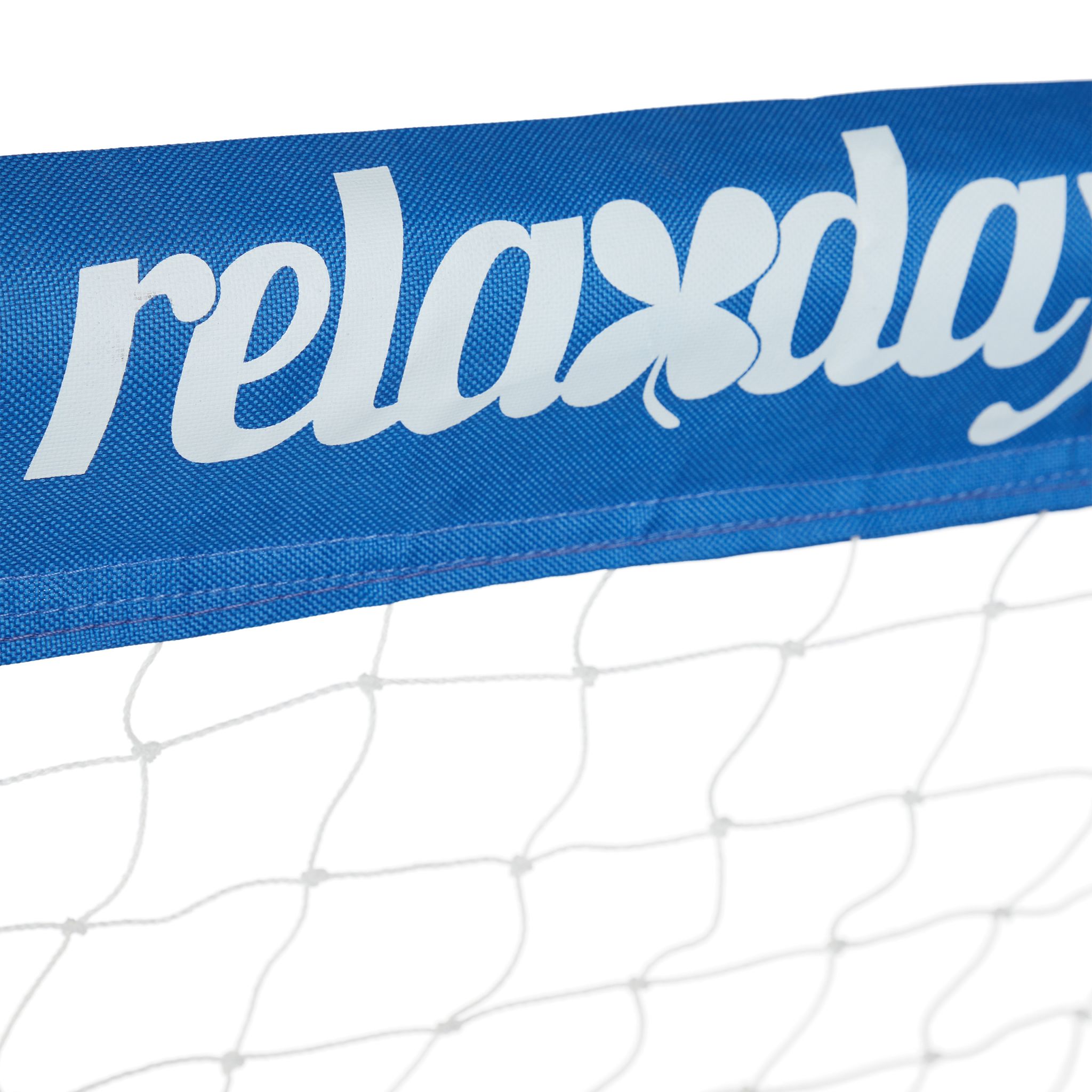 Fussballtor Weiss-Blau-Grau von Relaxdays