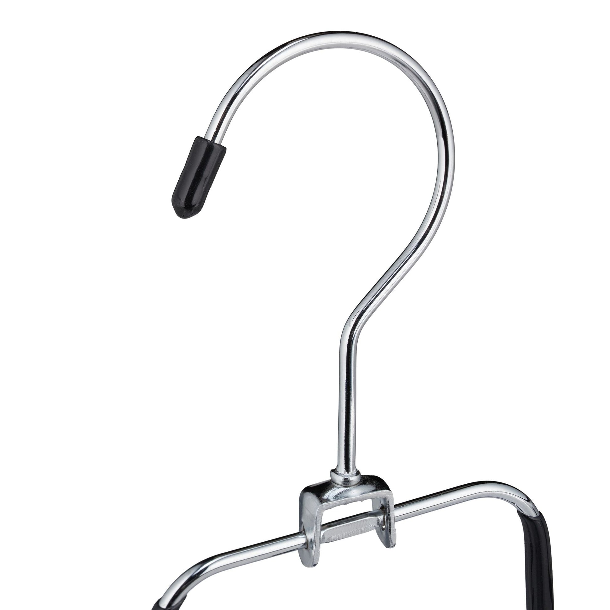 Gürtelhalter mit 5 Haken 3er-Set Schwarz-Silber von Relaxdays