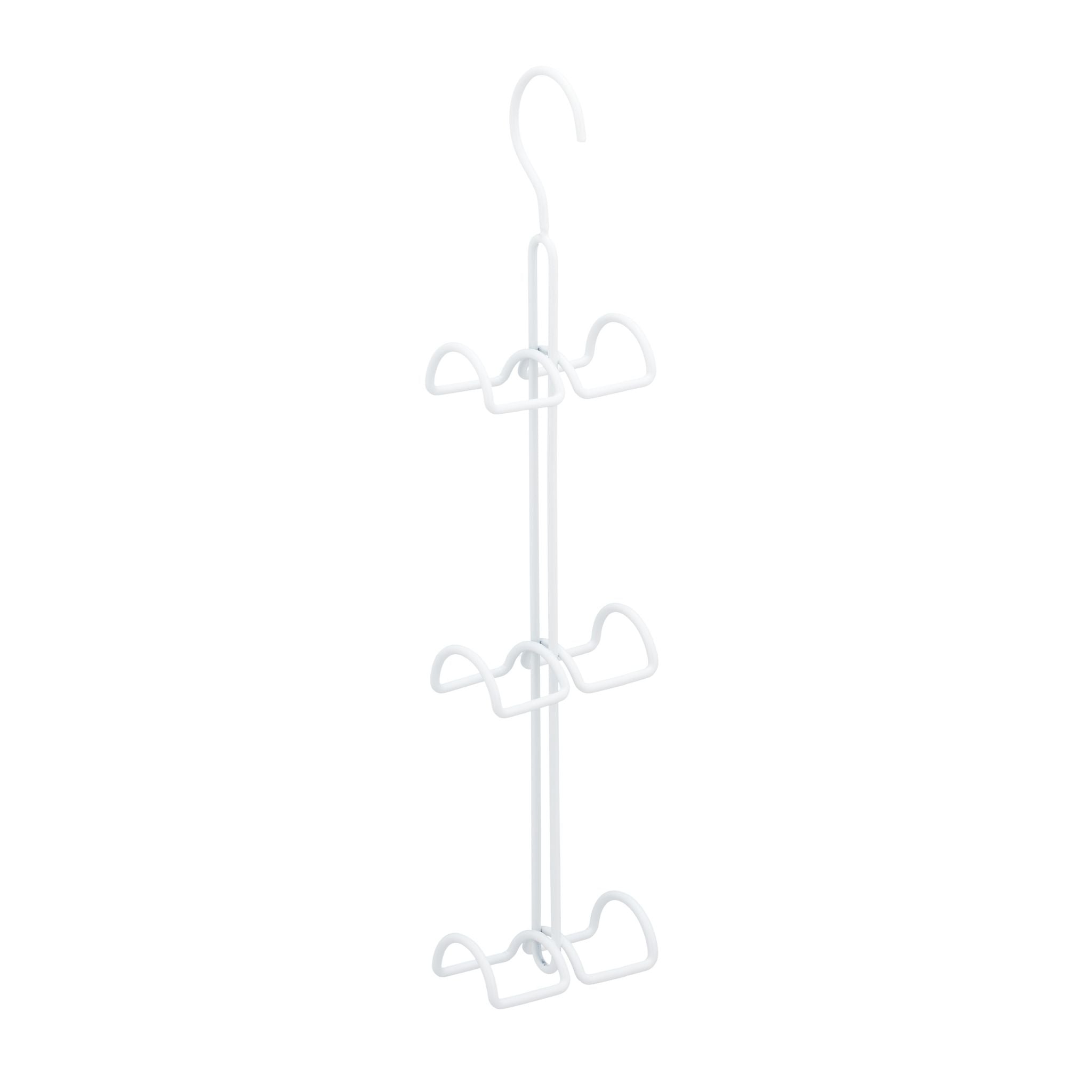 Handtaschenbügel 6 Haken Weiss von Relaxdays