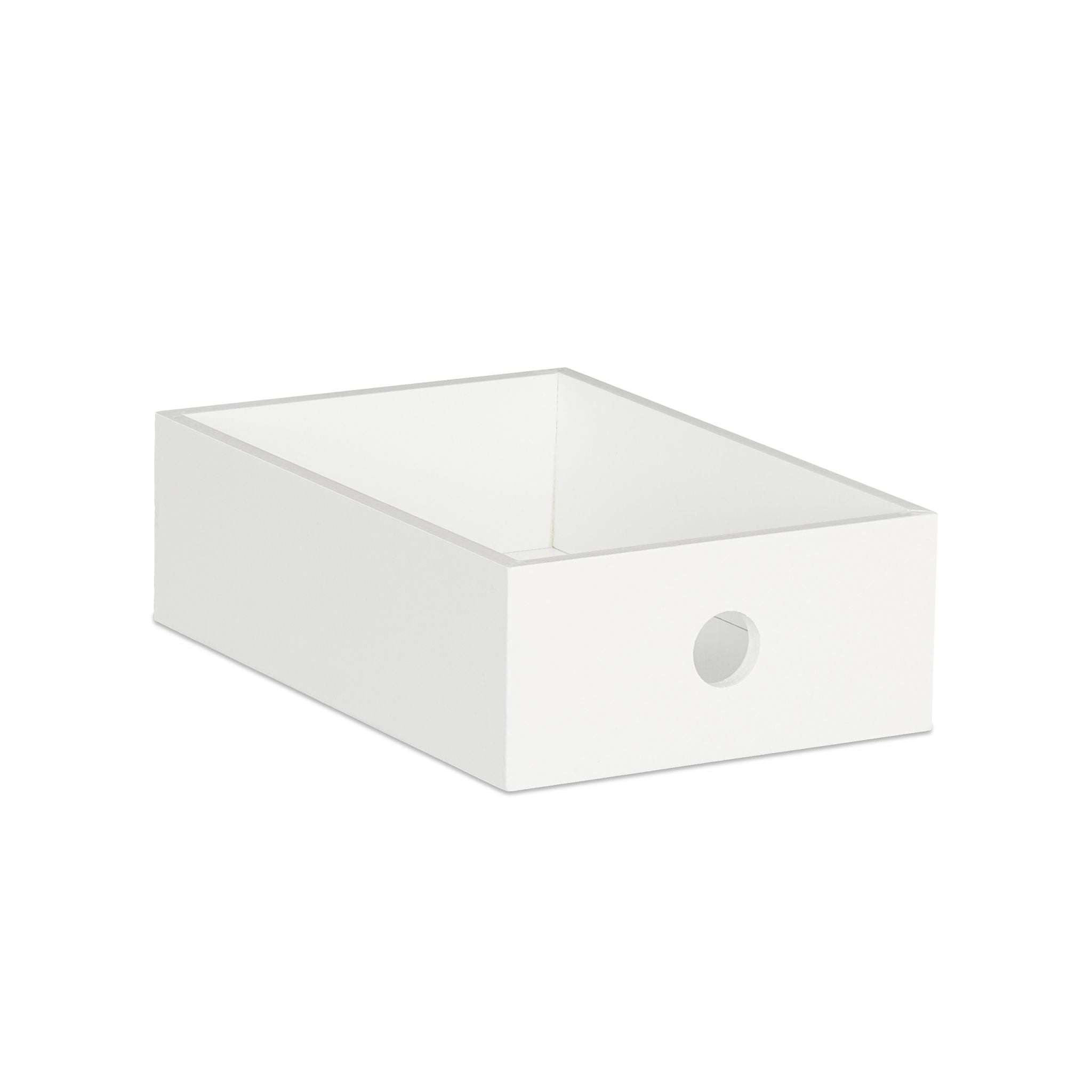 Schreibtisch Organizer 3 Schubladen Weiss-Hellbraun von Relaxdays