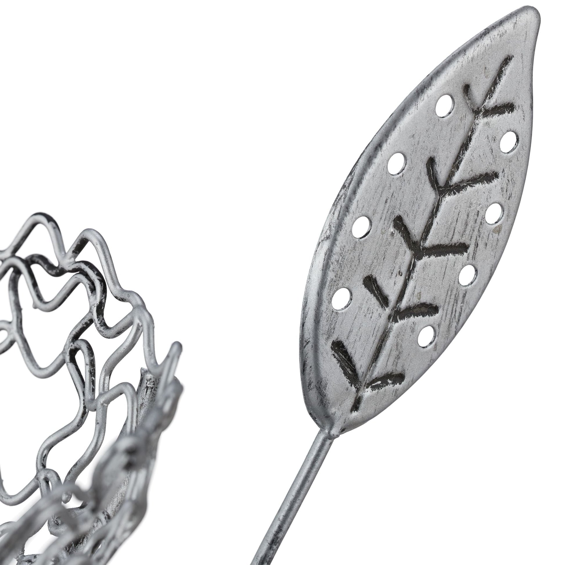 Schmuckbaum für Ohrstecker und Ringe Silber von Relaxdays