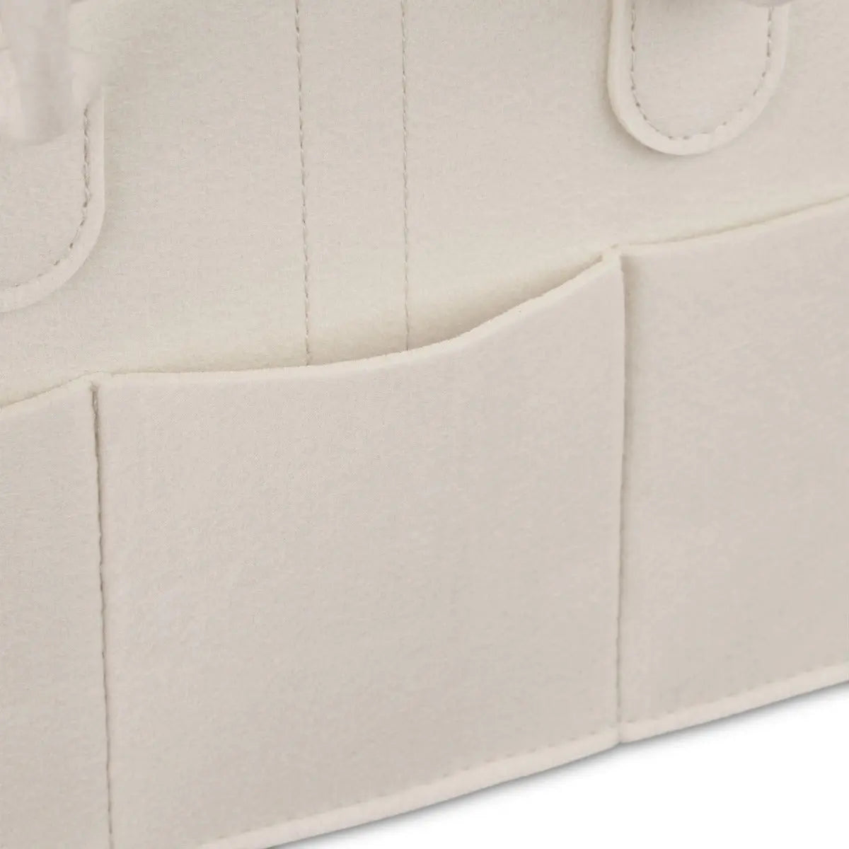 Baby Windel Caddy Filz Tragbare Windelaufbewahrung Beige von Relaxdays