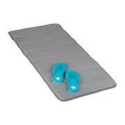 Memoryschaum Badematte in Grau Grau von Relaxdays