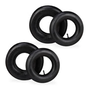 Schubkarrenrad Set mit Schlauch 4.00-6 Schwarz von Relaxdays