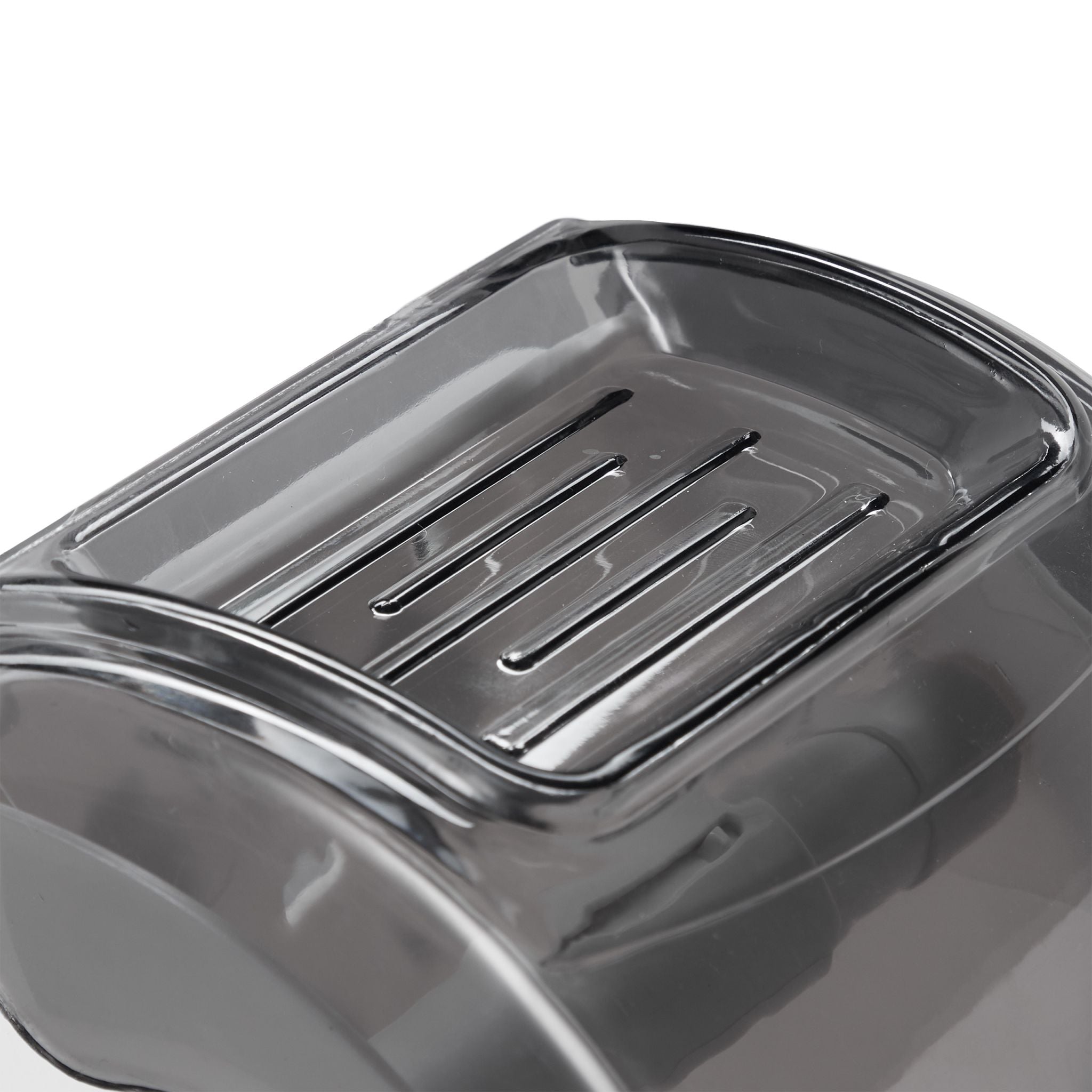 Toilettenpapierhalter mit Ablage Weiss-Grau von Relaxdays