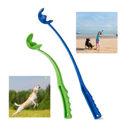 Ballschleuder für Hunde 2er-Set Blau-Grün von Relaxdays
