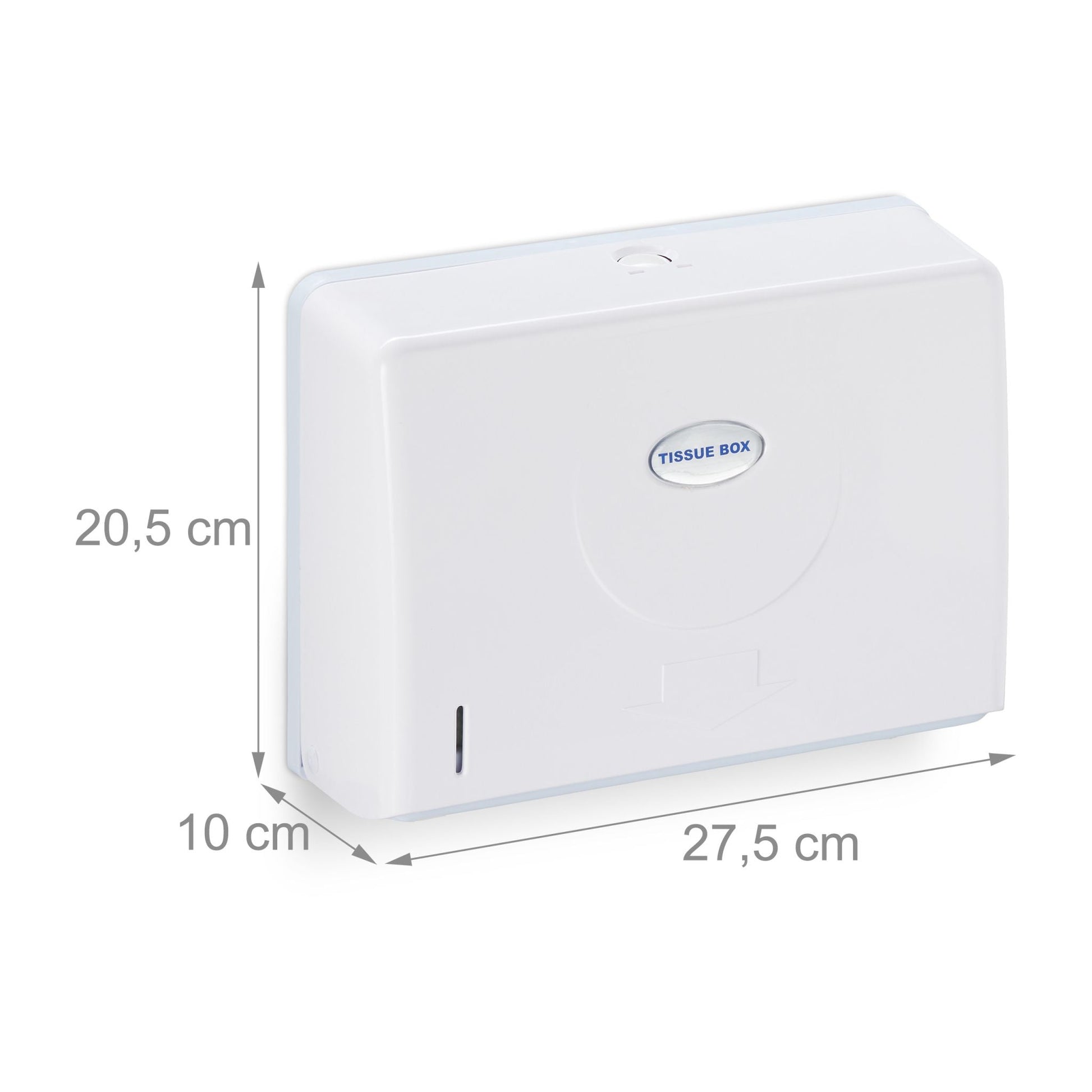 Papierhandtuchspender Wand Weiss von Relaxdays