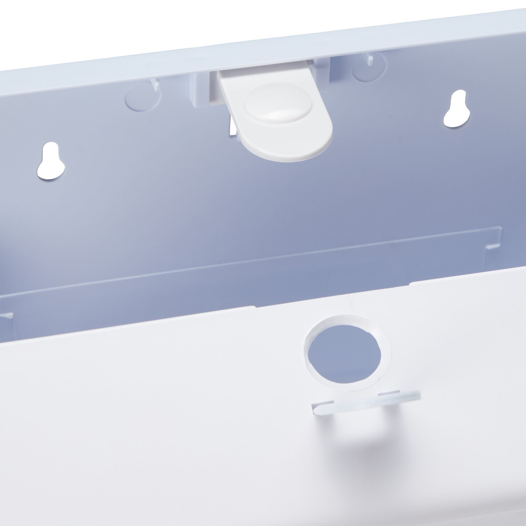 Papierhandtuchspender Wand Weiss von Relaxdays