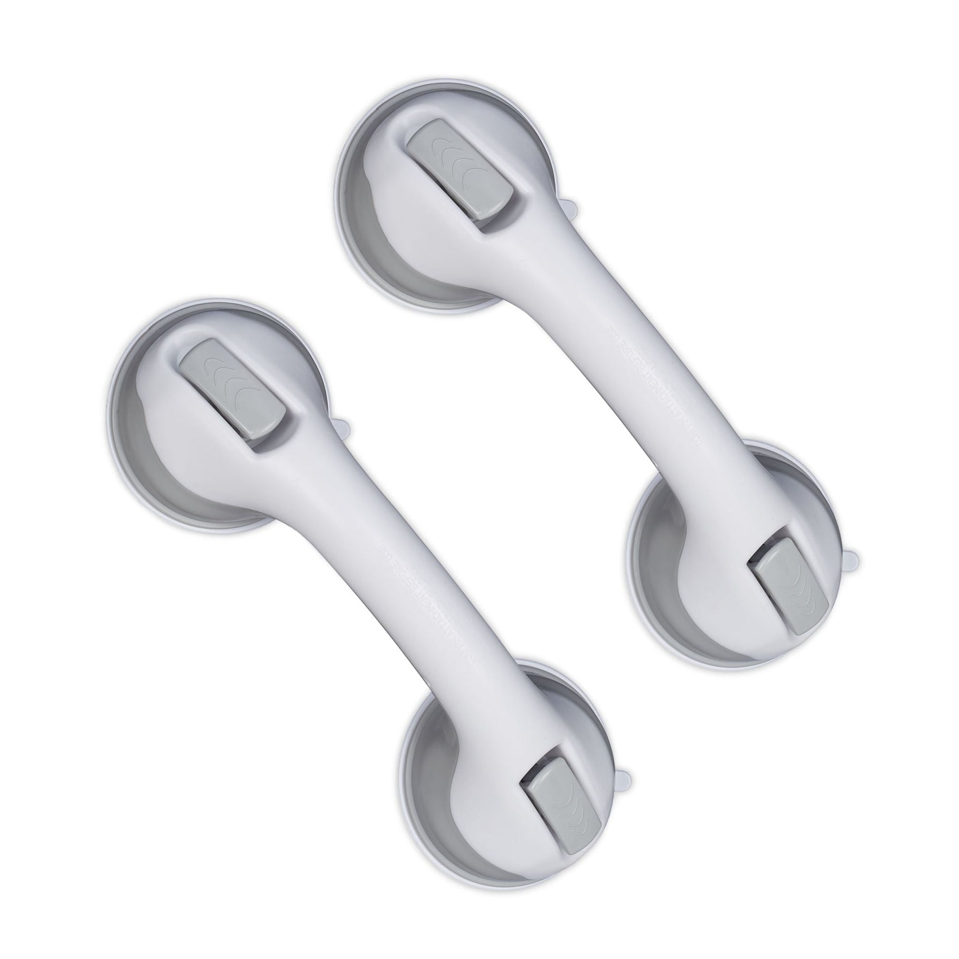 Sauggriff 2er-Set Weiss-Grau von Relaxdays