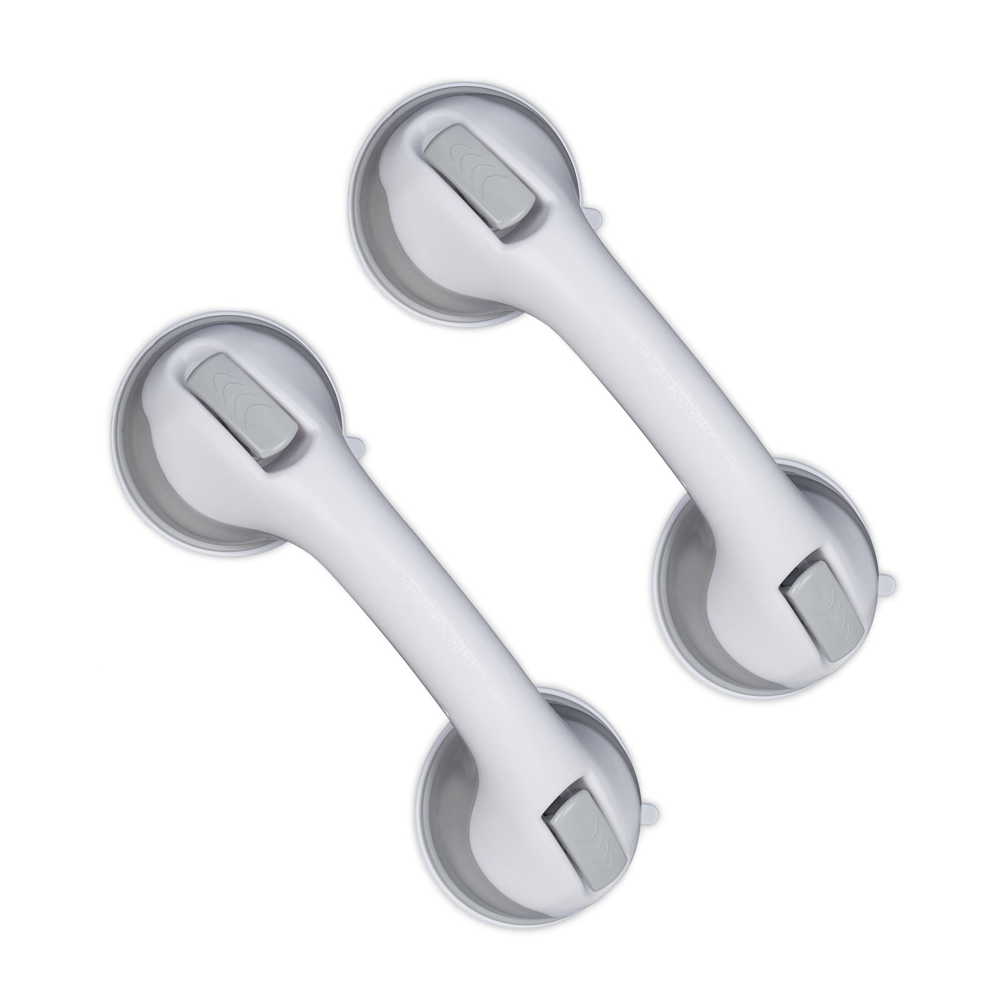 Sauggriff 2er-Set Weiss-Grau von Relaxdays