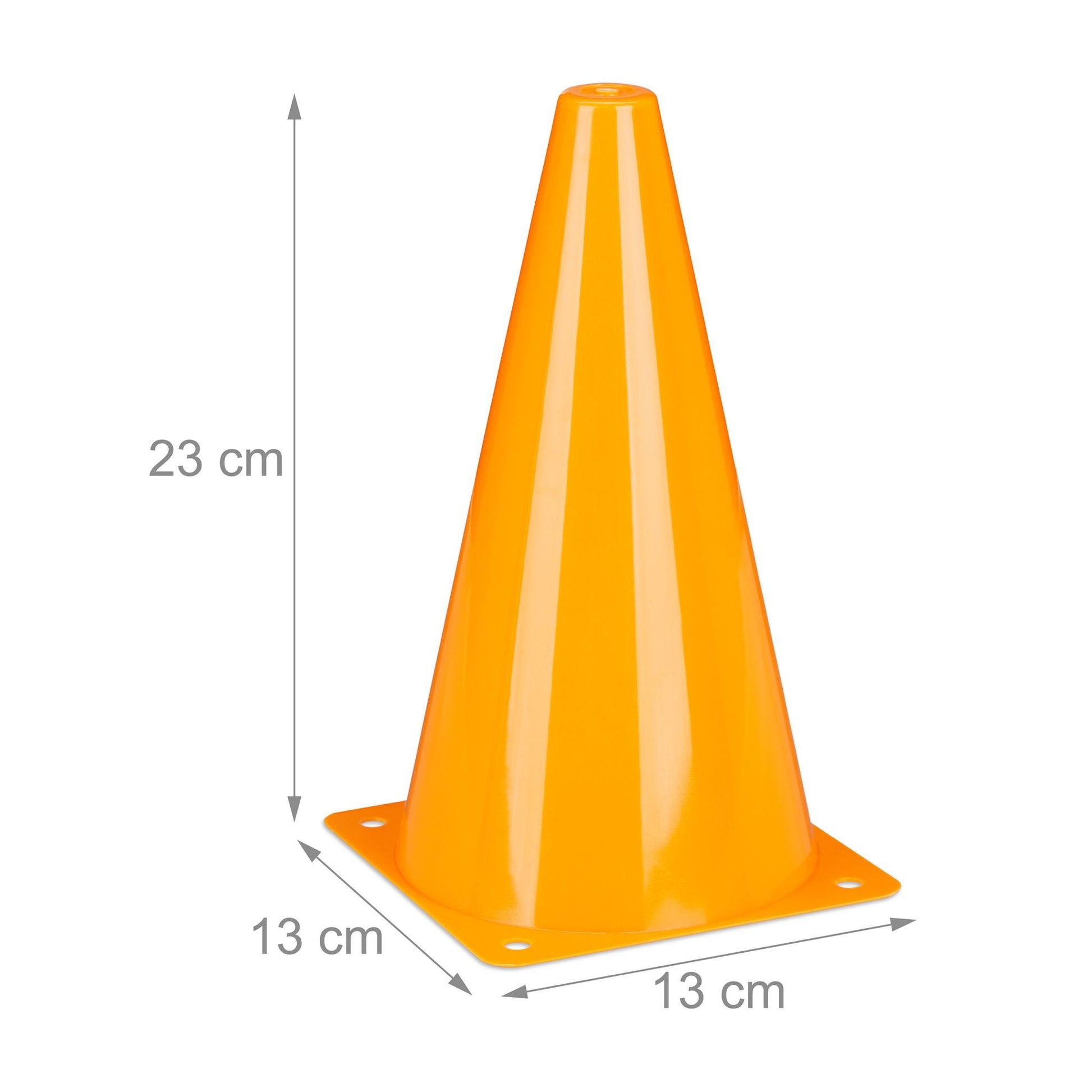 Pylonen 16er-Set Orange von Relaxdays
