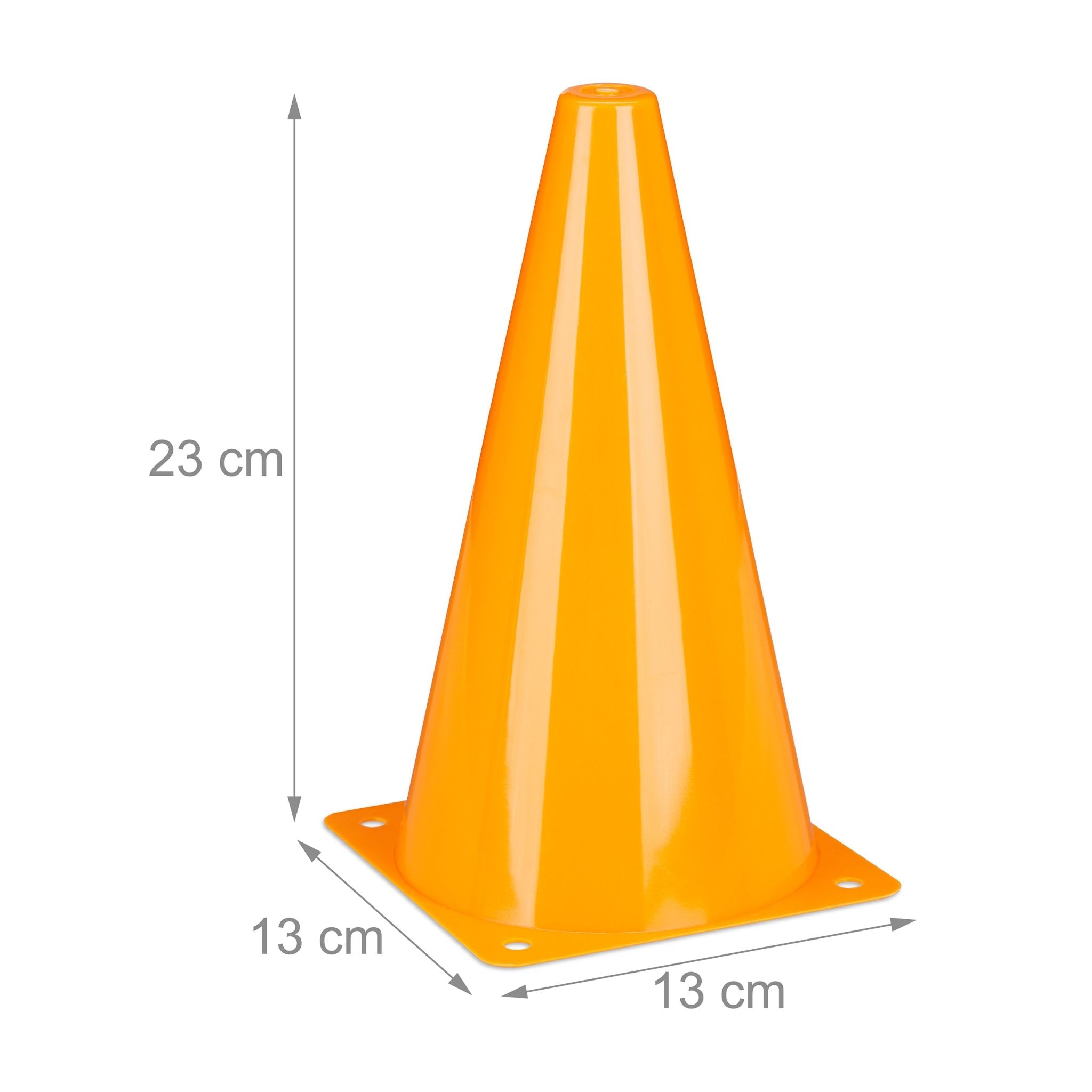 Pylonen 16er-Set Orange von Relaxdays