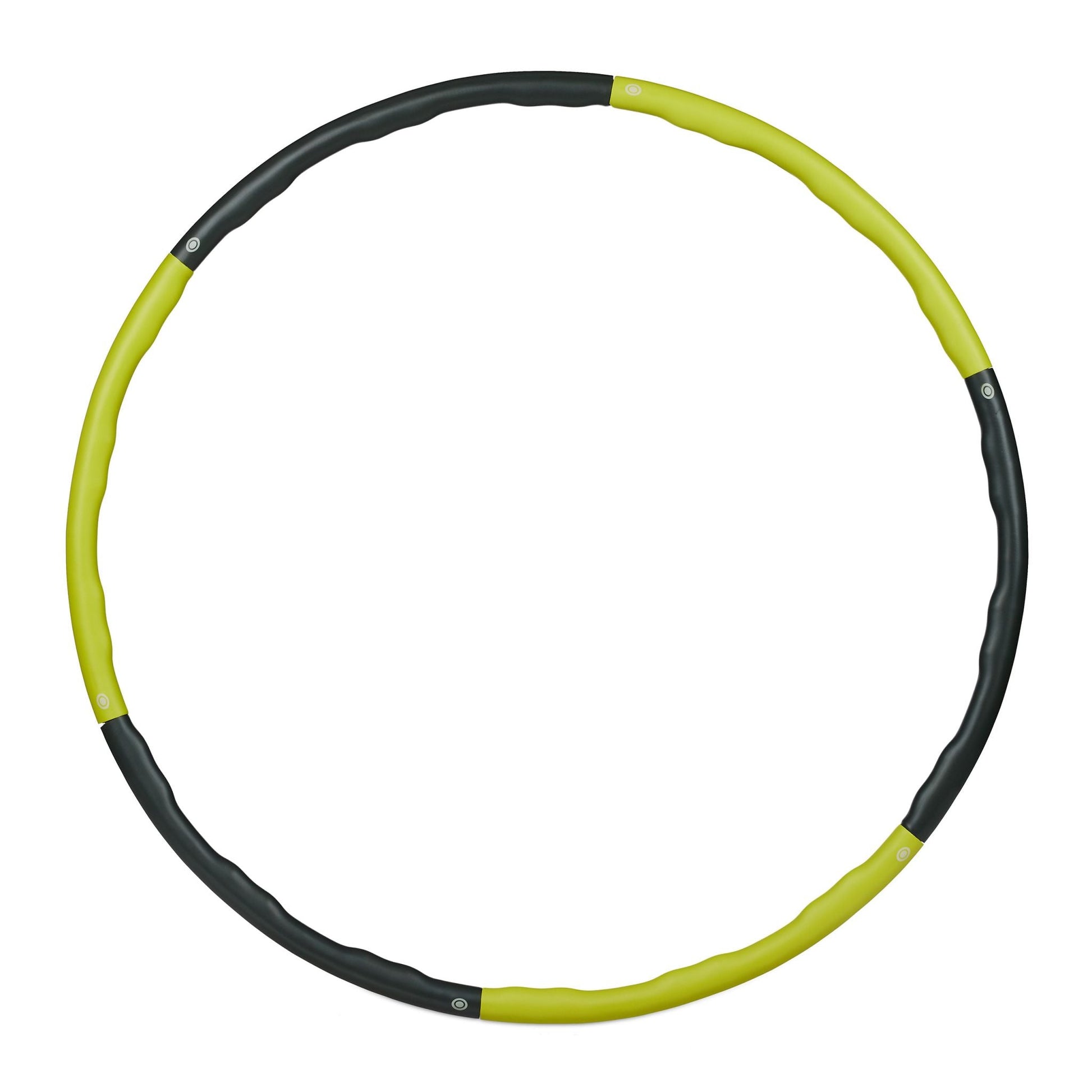 Hula Hoop Reifen Erwachsene Grün-Schwarz von Relaxdays