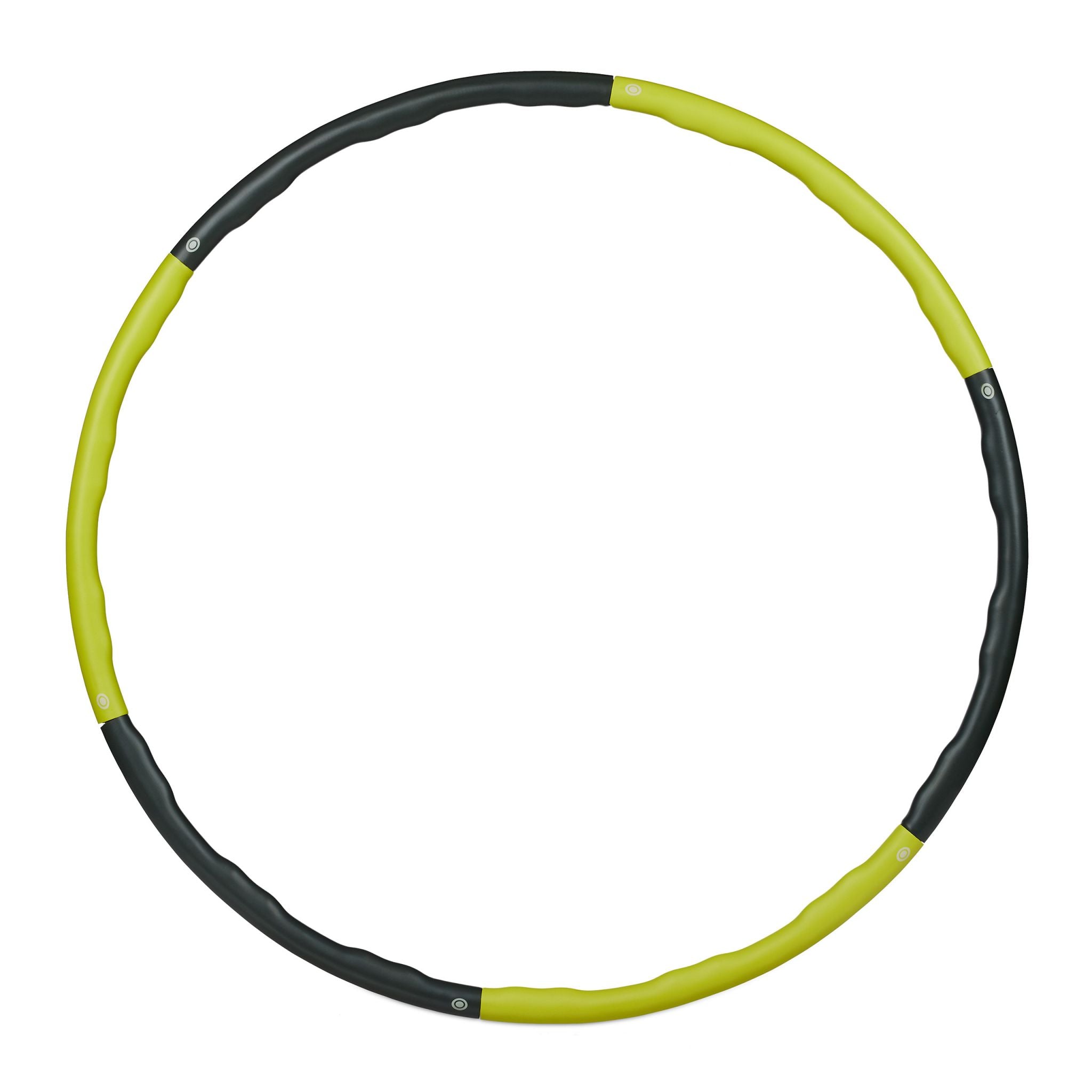 Hula Hoop Reifen Erwachsene Grün-Schwarz von Relaxdays