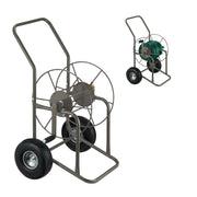 Schlauchwagen Braun-Schwarz-Silber von Relaxdays