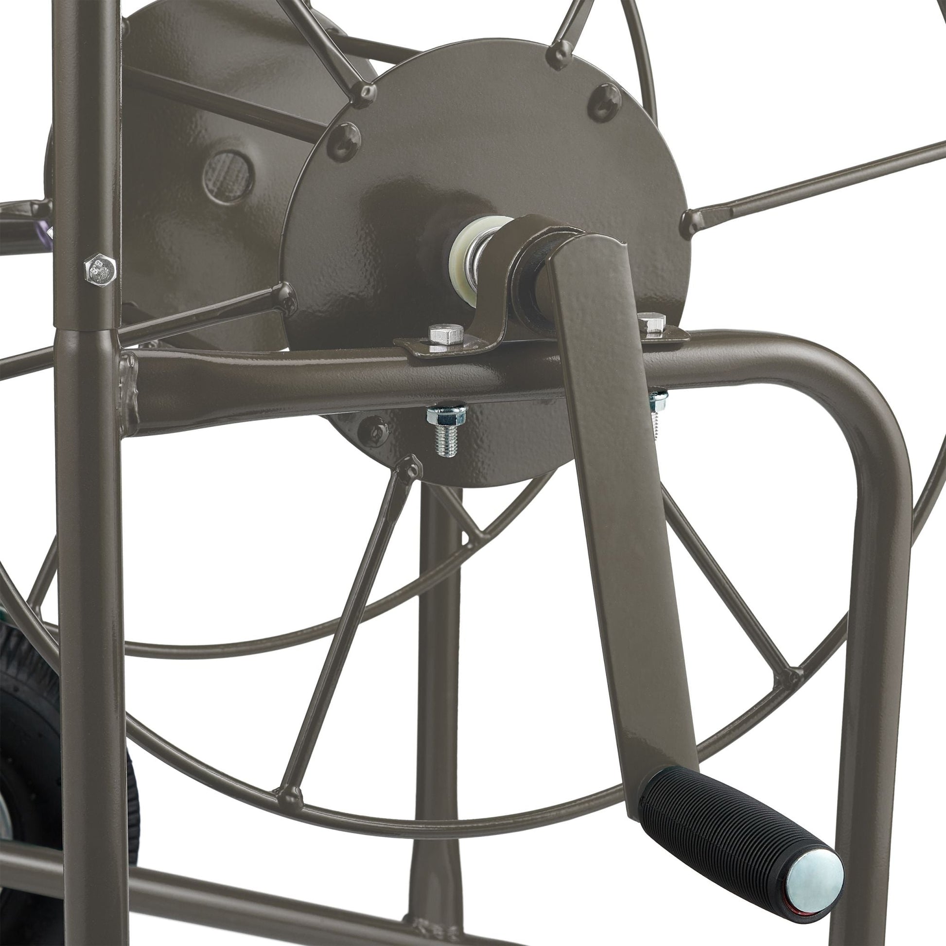 Schlauchwagen Braun-Schwarz-Silber von Relaxdays