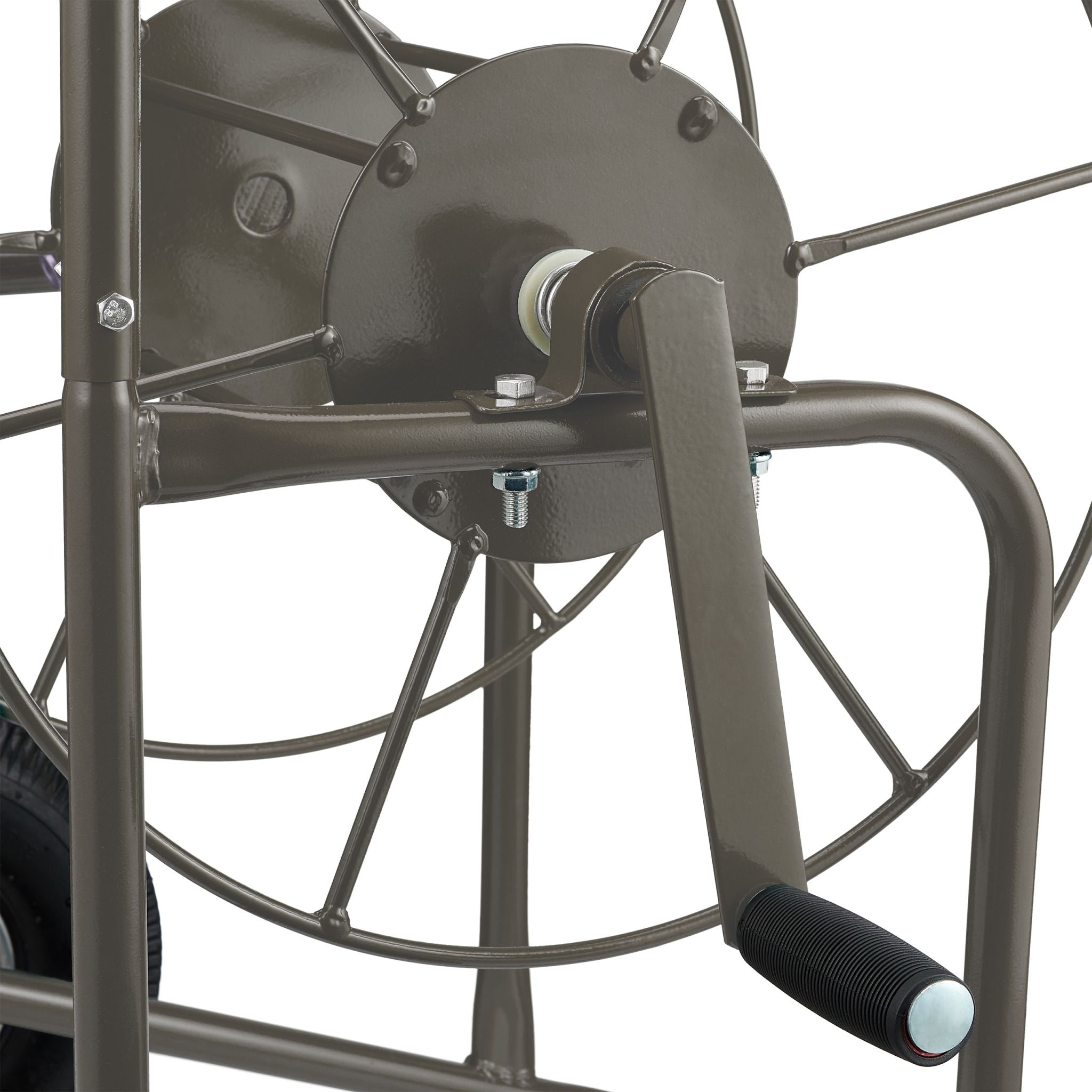 Schlauchwagen Braun-Schwarz-Silber von Relaxdays