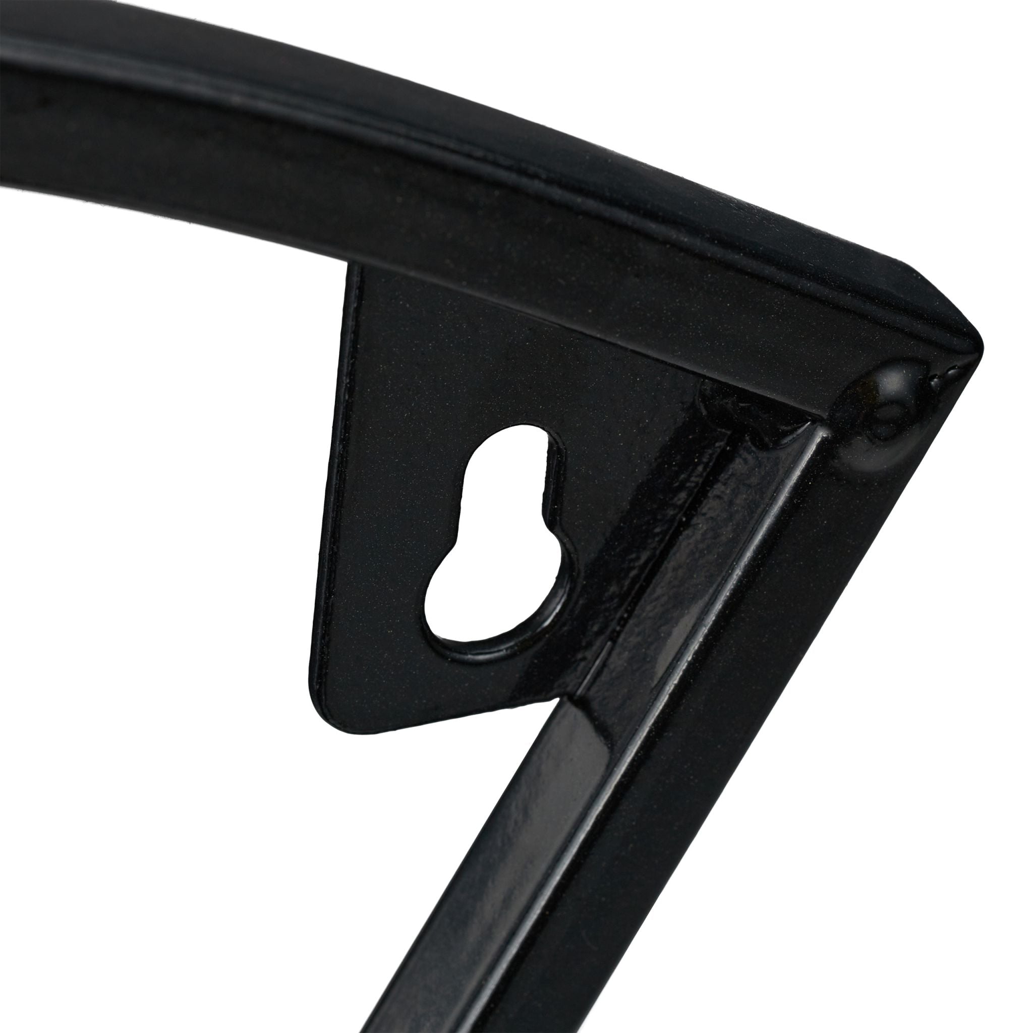 Schlauchhalter Wand Schwarz von Relaxdays