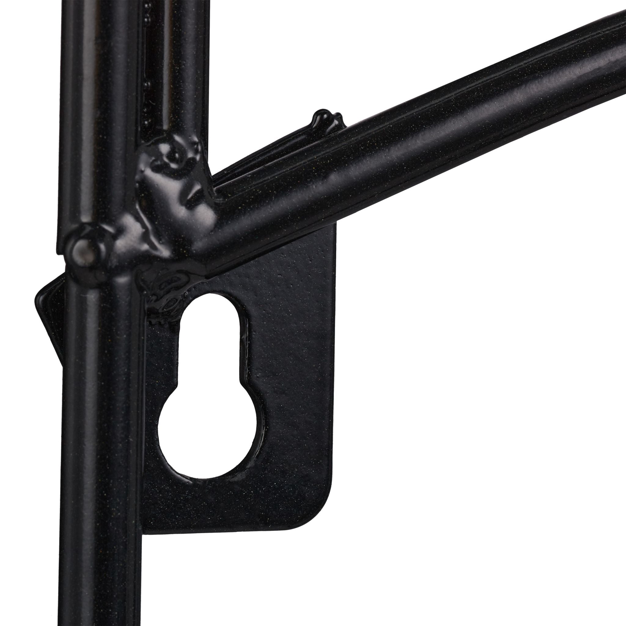 Schlauchhalter Wand Schwarz von Relaxdays