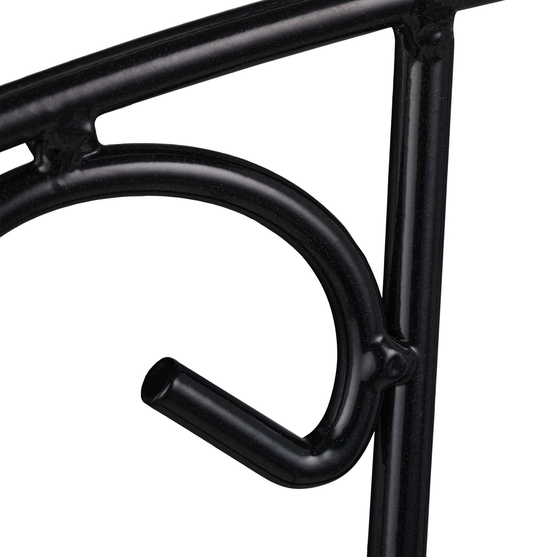 Schlauchhalter Wand Schwarz von Relaxdays
