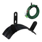 Schlauchhalter Wand Schwarz von Relaxdays