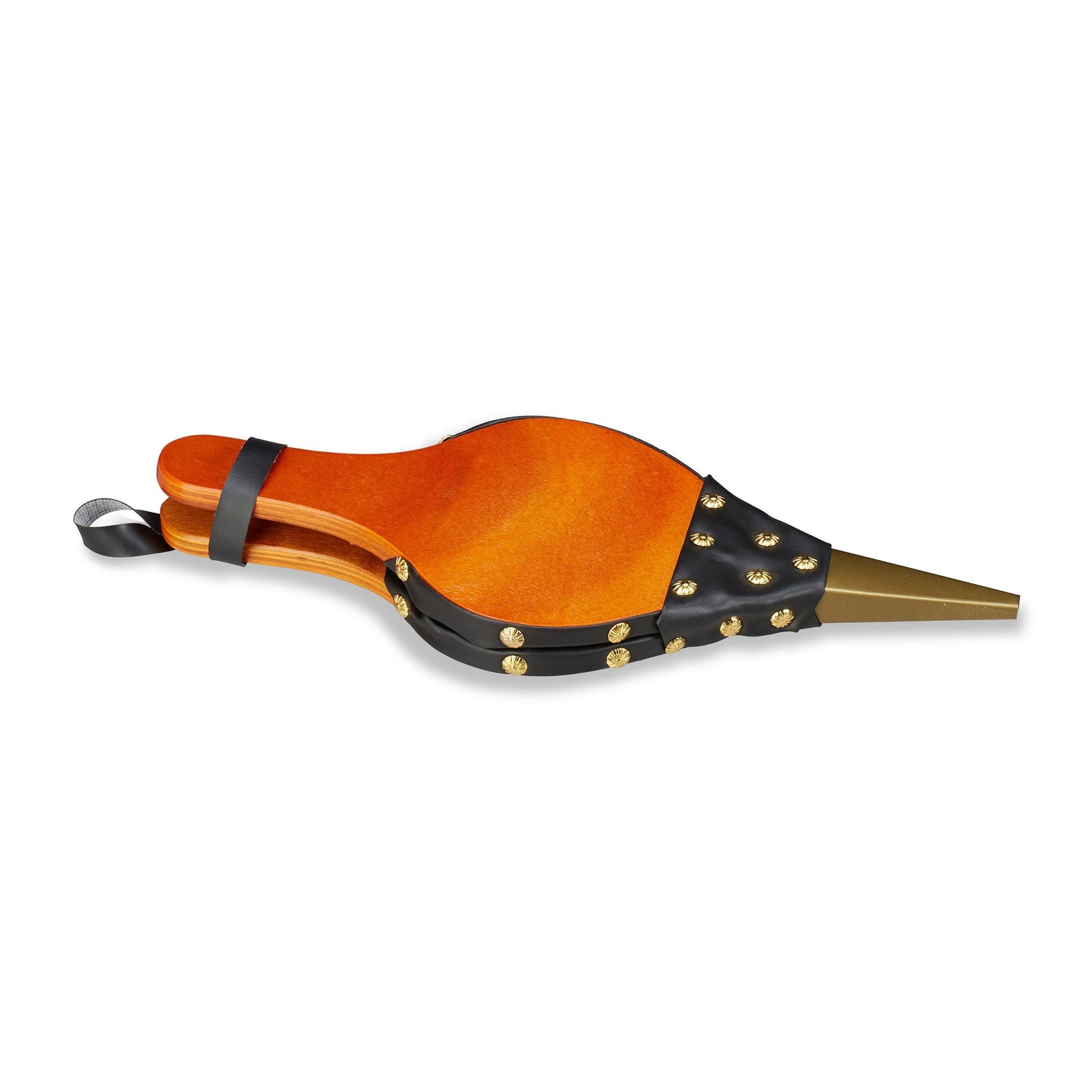 Blasebalg Grill & Kamin Gold-Hellbraun-Schwarz von Relaxdays