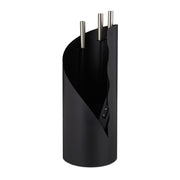 Kaminbesteck 4tlg. Schwarz-Silber von Relaxdays