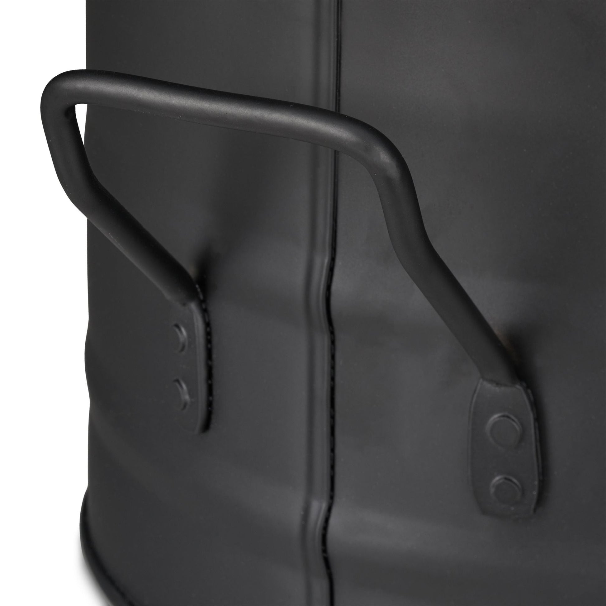 Pelleteimer 3er-Set Schwarz von Relaxdays