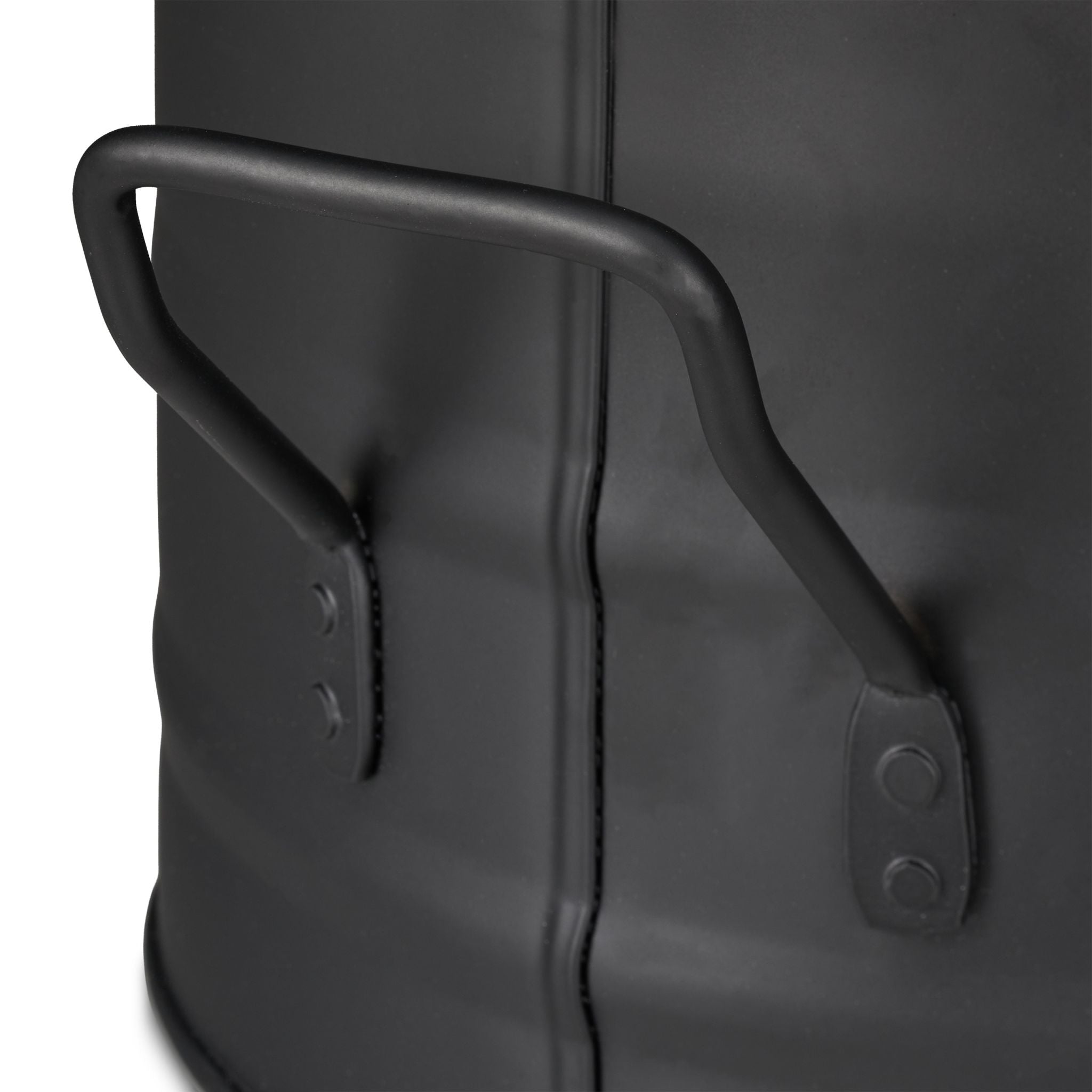 Pelleteimer 3er-Set Schwarz von Relaxdays