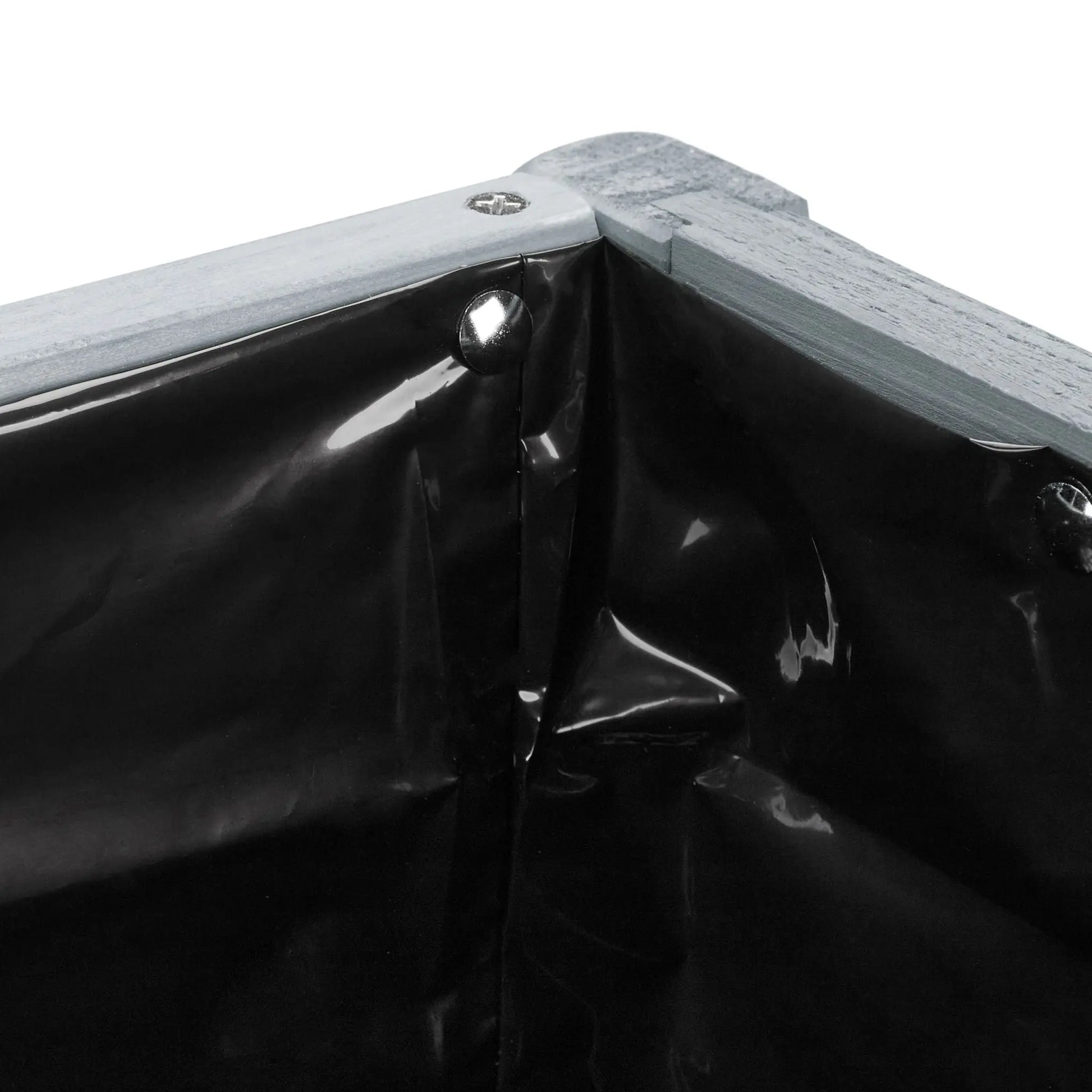 Hochbeet Holz Schwarz-Grau von Relaxdays