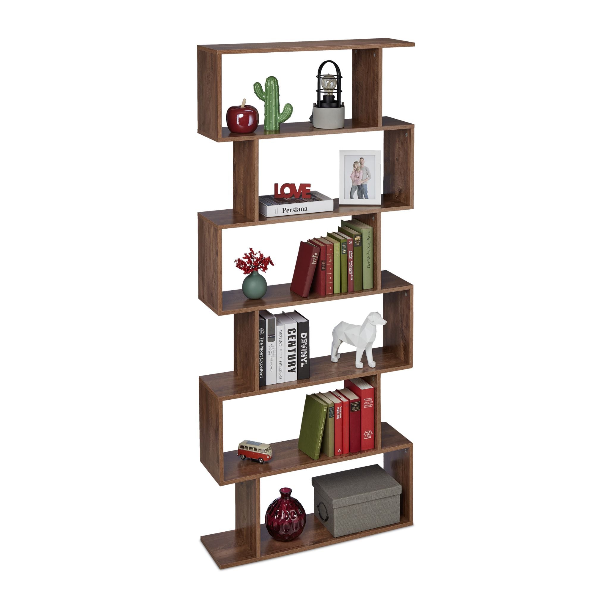 Hohes Bücherregal Braun